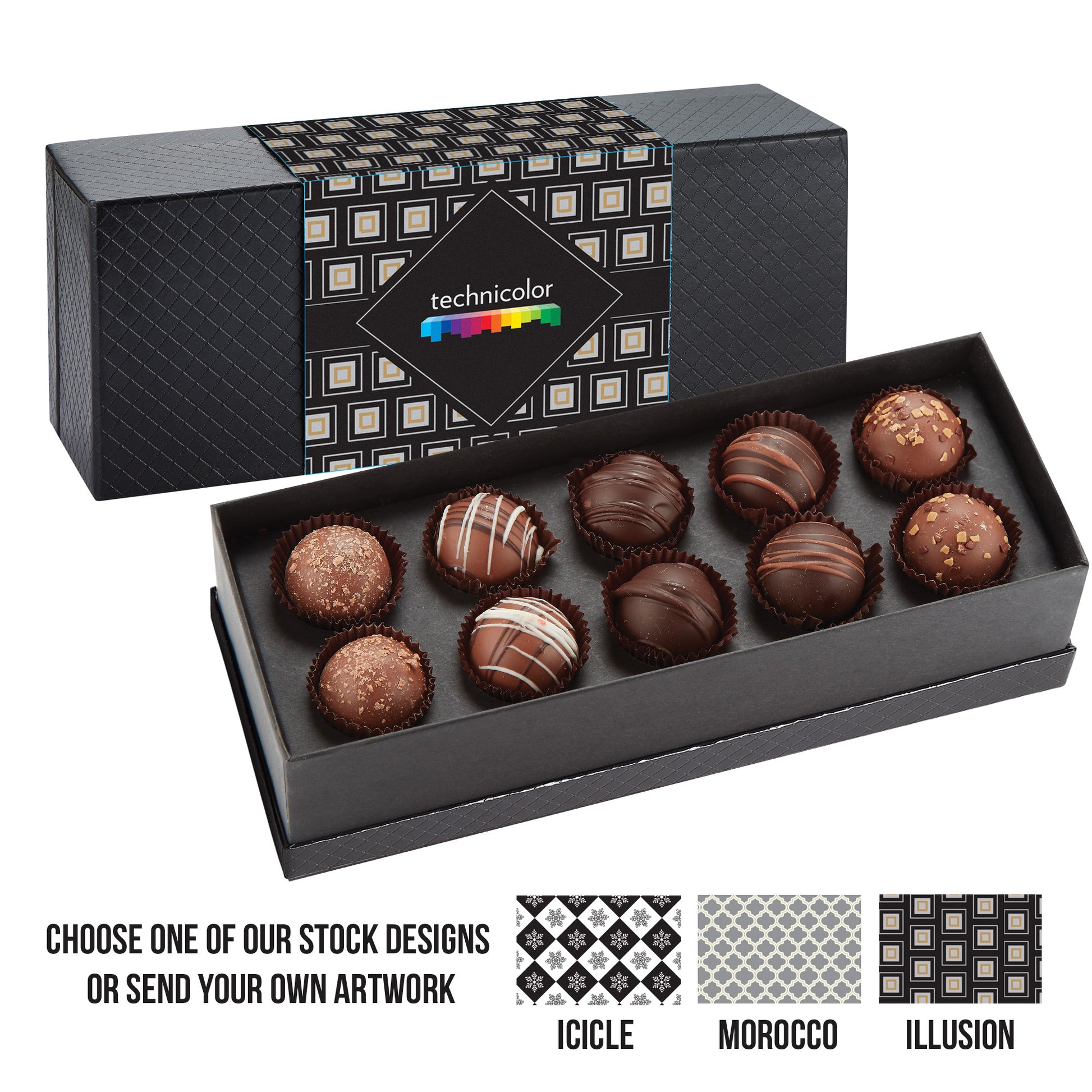10 Piece Belgian Chocolate Signature Truffle Box