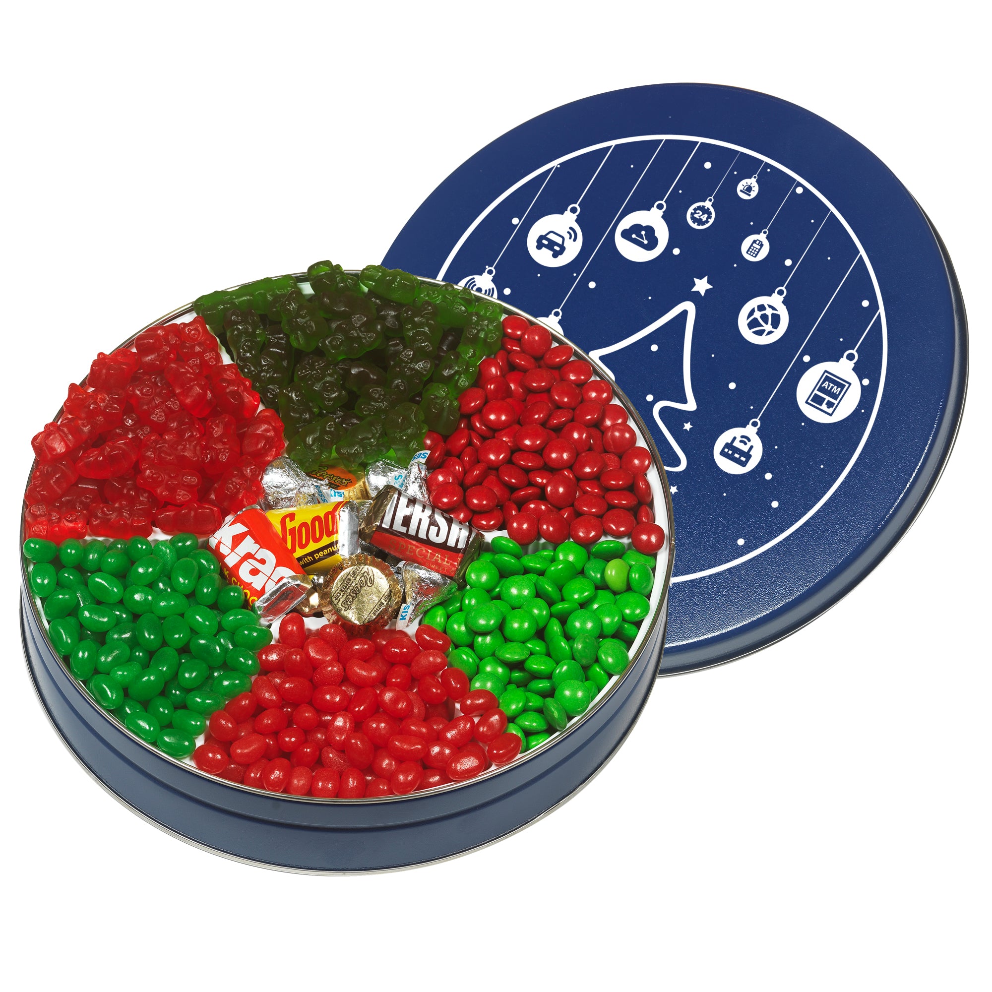 7 Way Holiday Wishes Tin