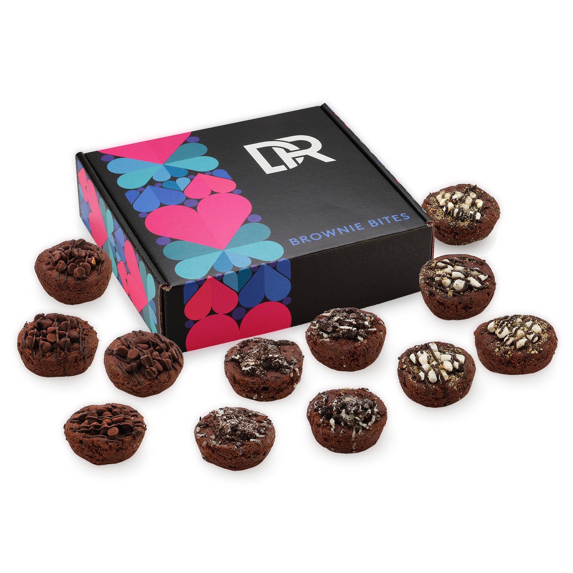 Valentine's Day Brownie Bites Mailer Box
