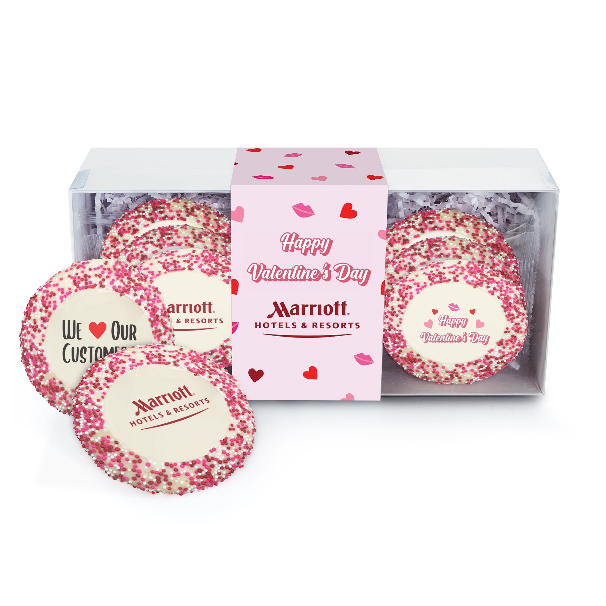 Valentine's Day Sugar Cookie Gift Box