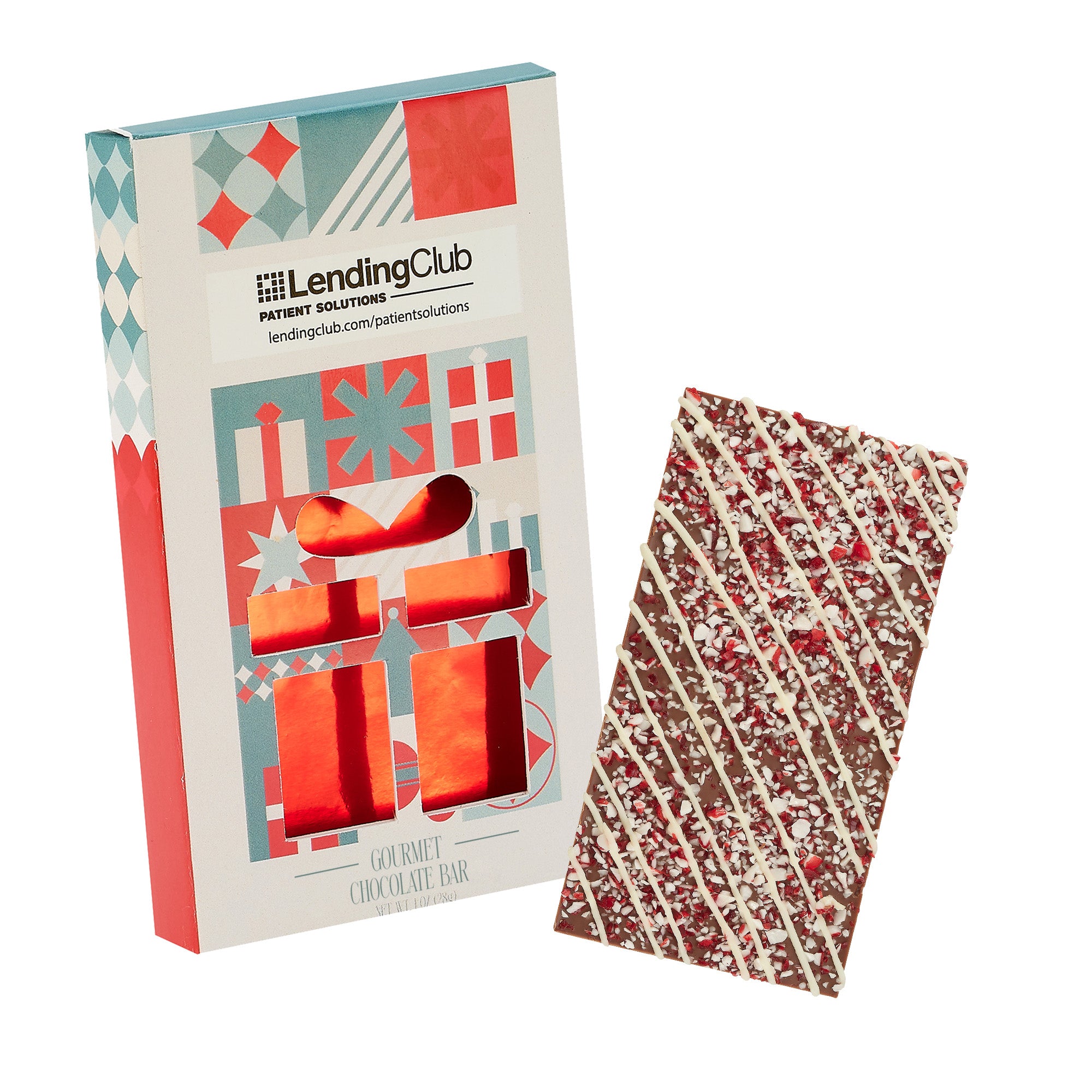 Holiday Window Box with Belgian Chocolate 1 oz.