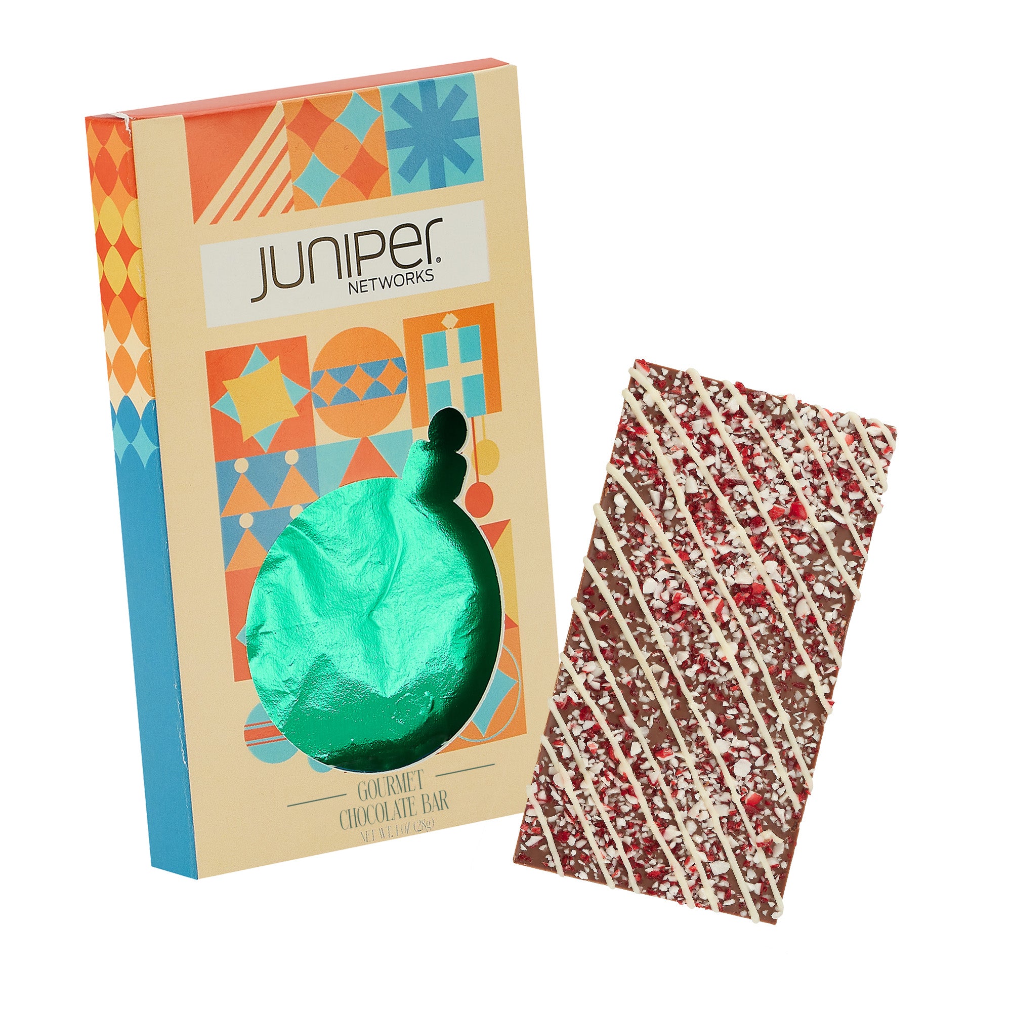 Holiday Window Box with Belgian Chocolate 1 oz.