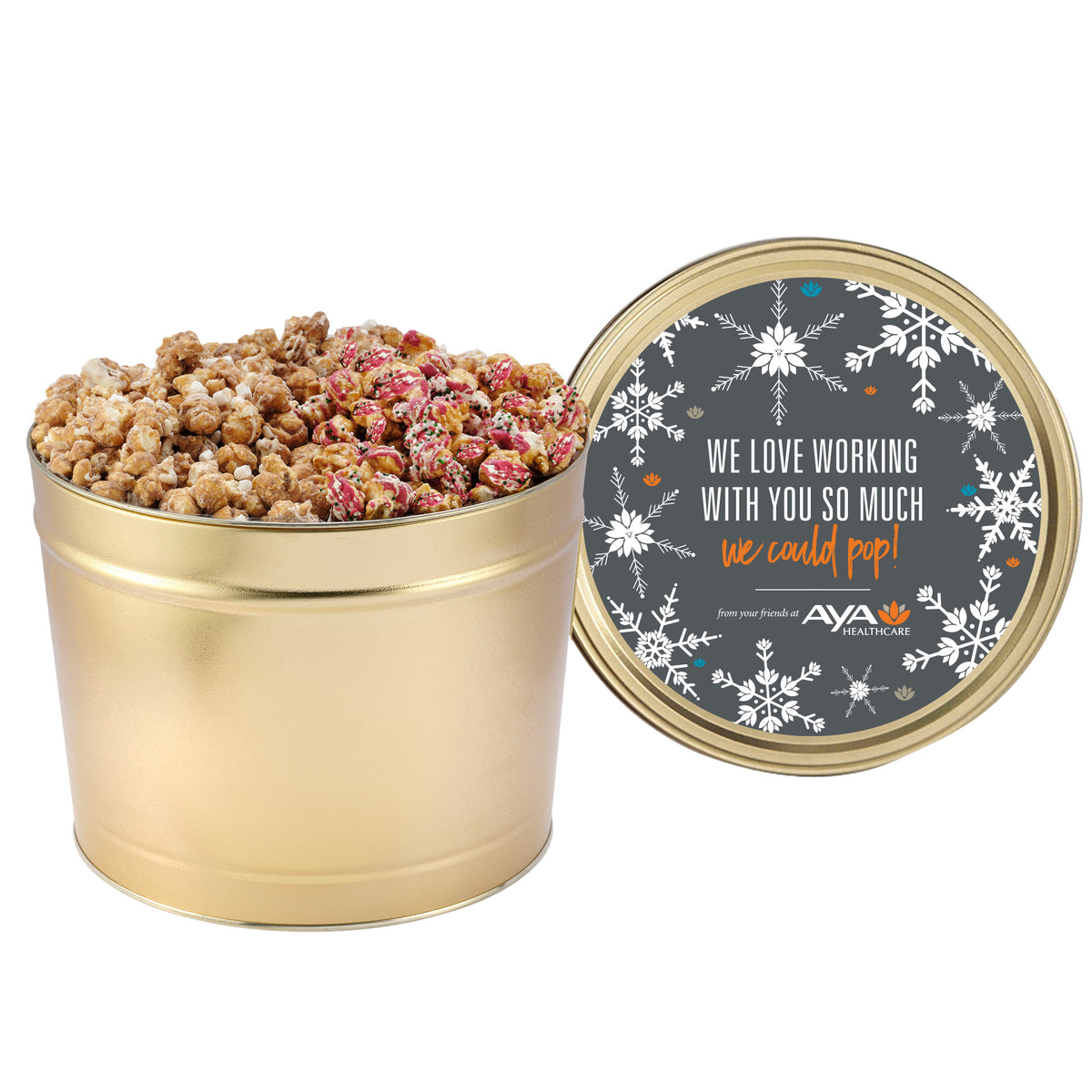 Gourmet Popcorn Tin