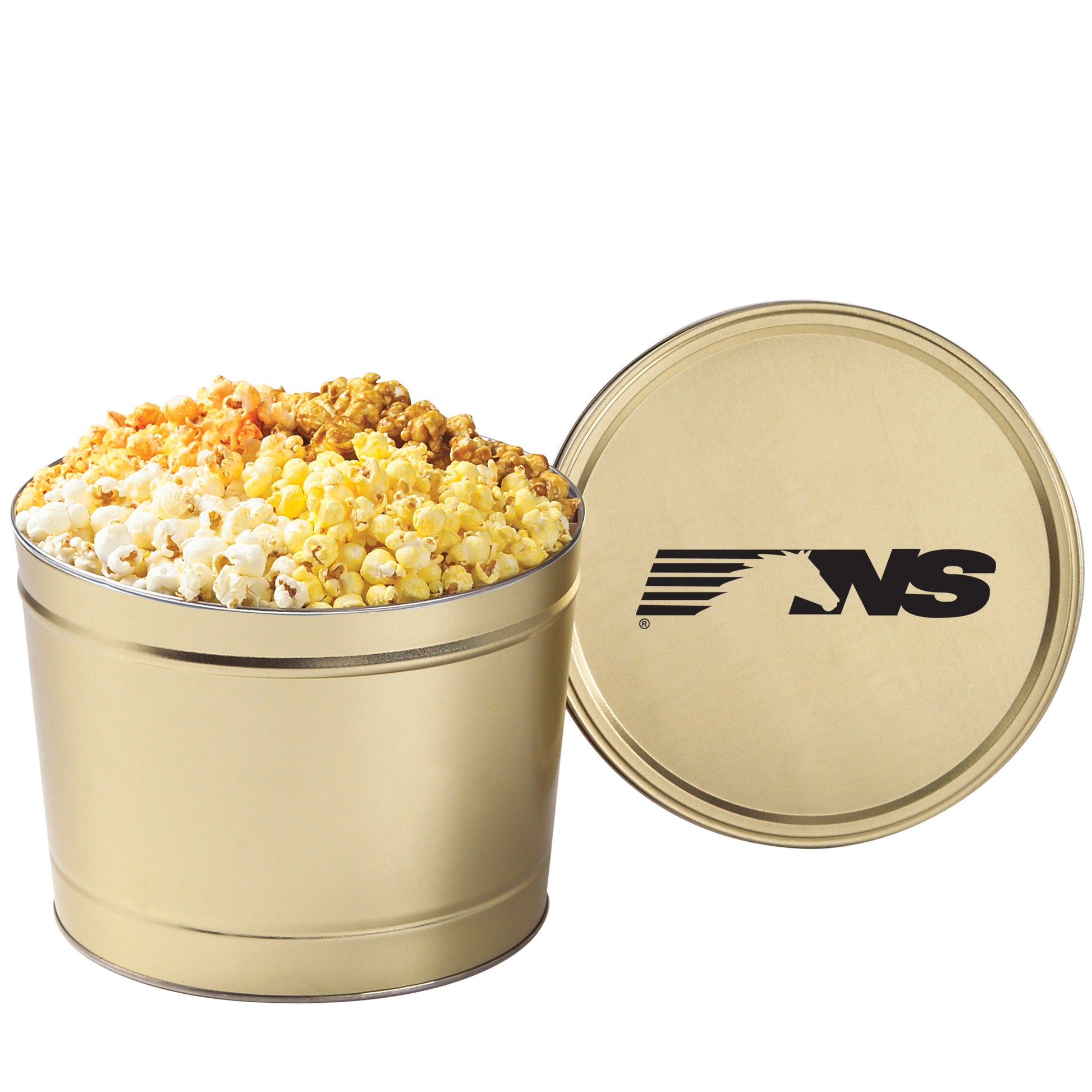 4 Way Popcorn Tin - 1.5, 2, 3.5 & 6.5 Gallon