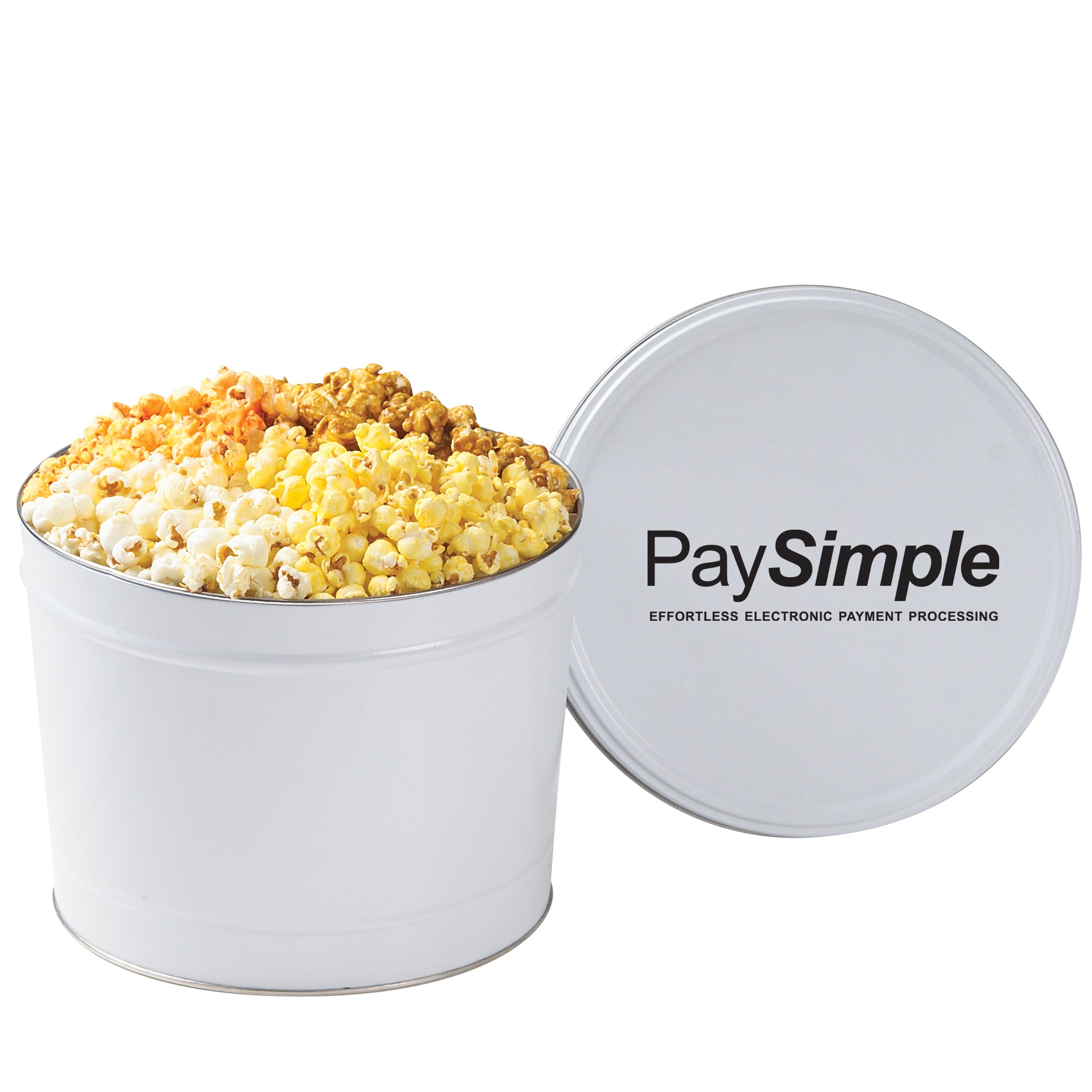 4 Way Popcorn Tin - 1.5, 2, 3.5 & 6.5 Gallon