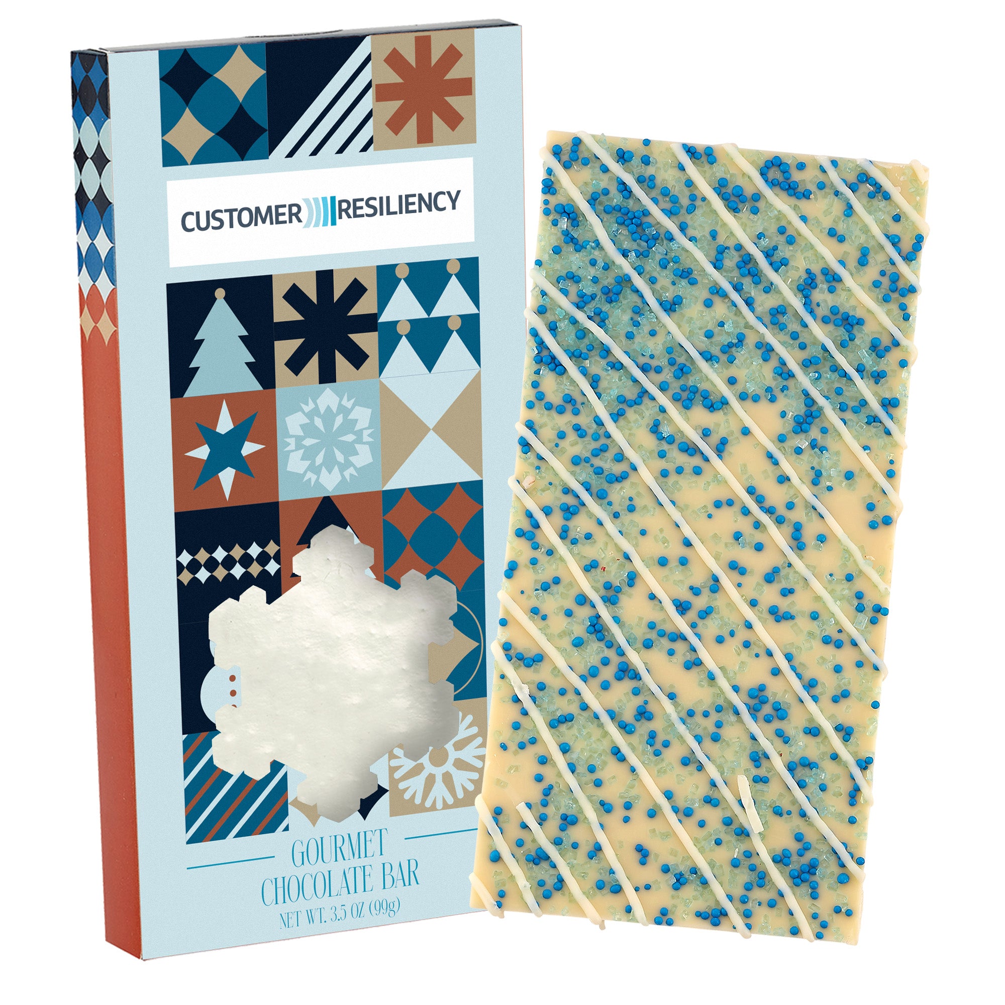 3.5 oz Belgian Chocolate in Window Box