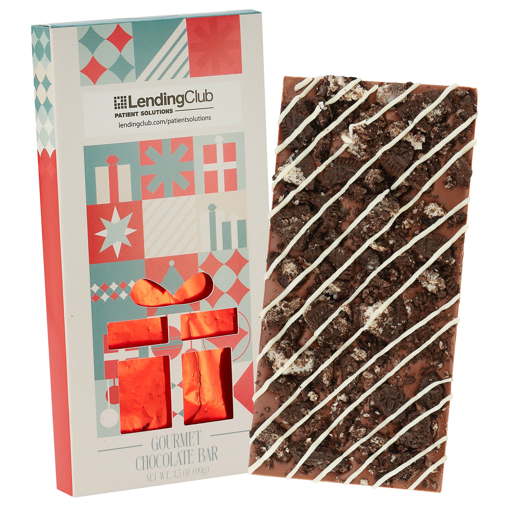 3.5 oz Belgian Chocolate in Window Box