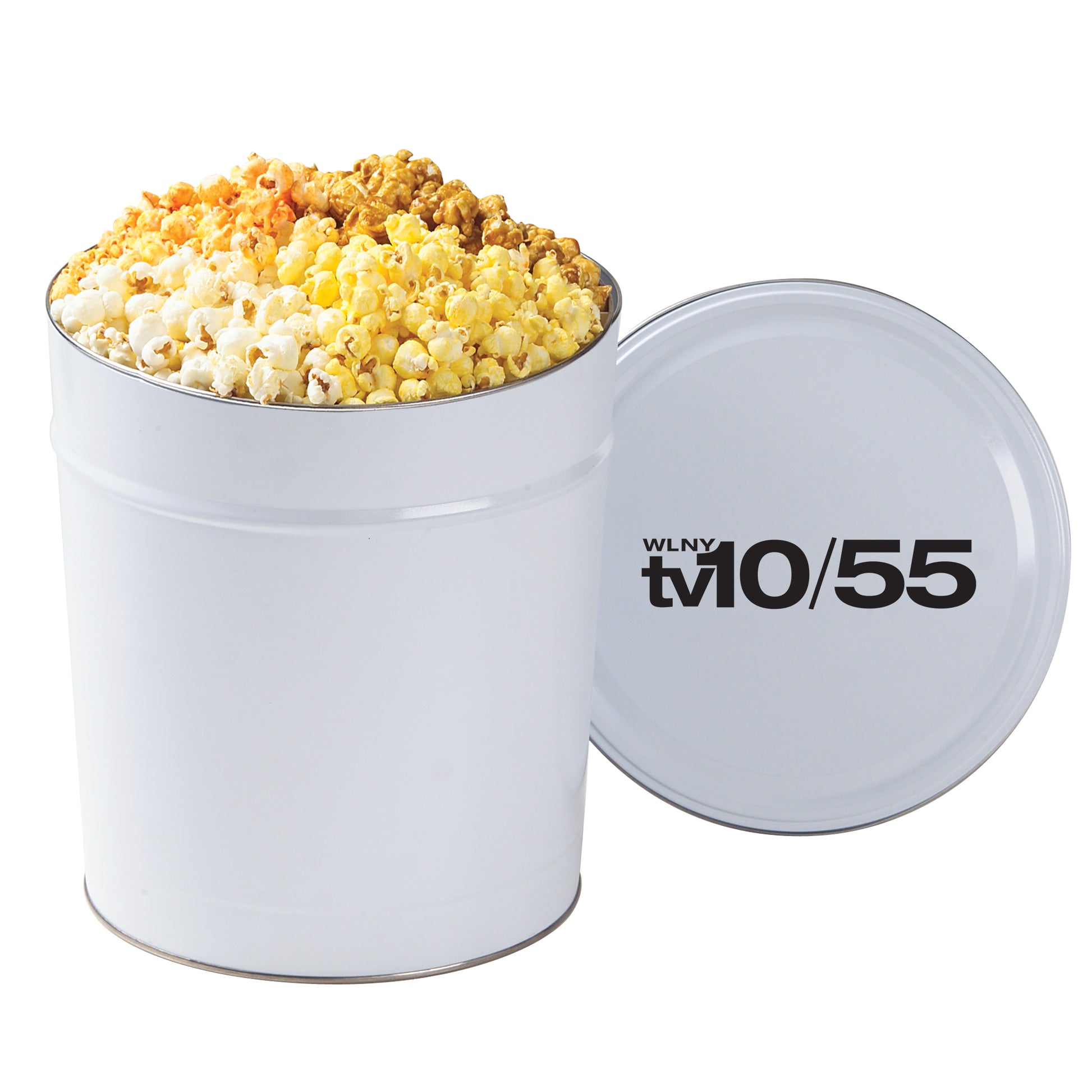 4 Way Popcorn Tin - 1.5, 2, 3.5 & 6.5 Gallon