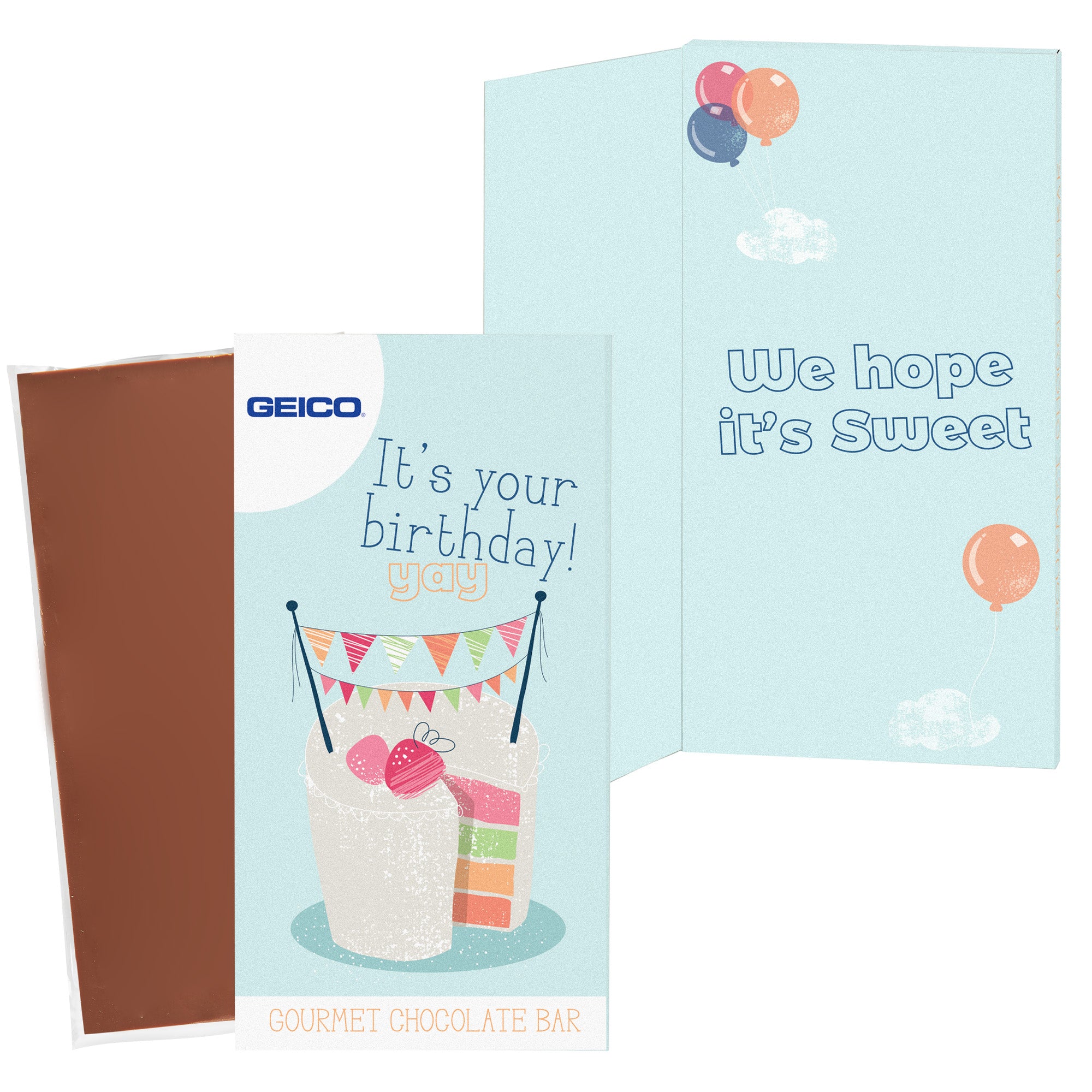 Belgian Chocolate Greeting Card Box