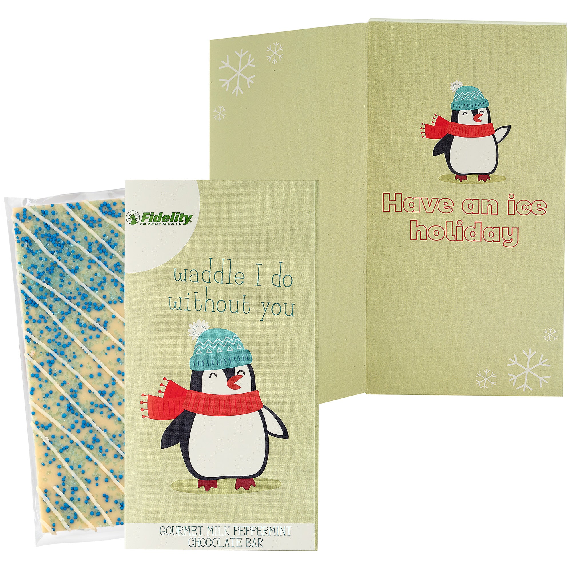 Belgian Chocolate Holiday Greeting Card Box