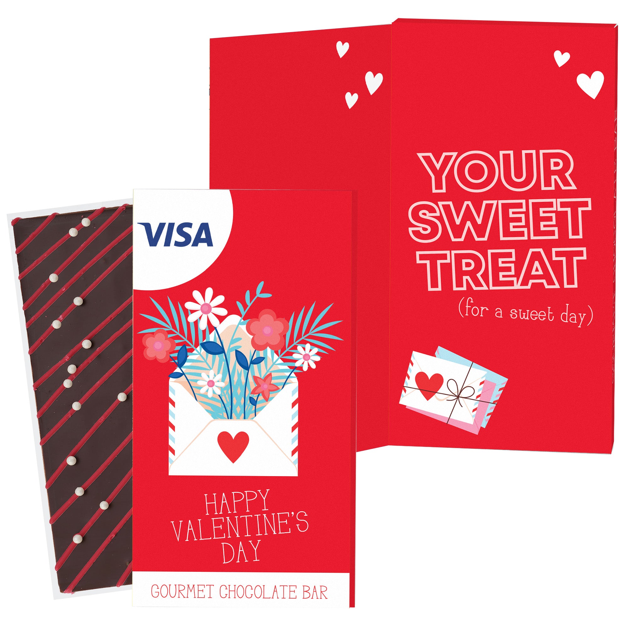 Belgian Chocolate Valentine's Day Greeting Card Box