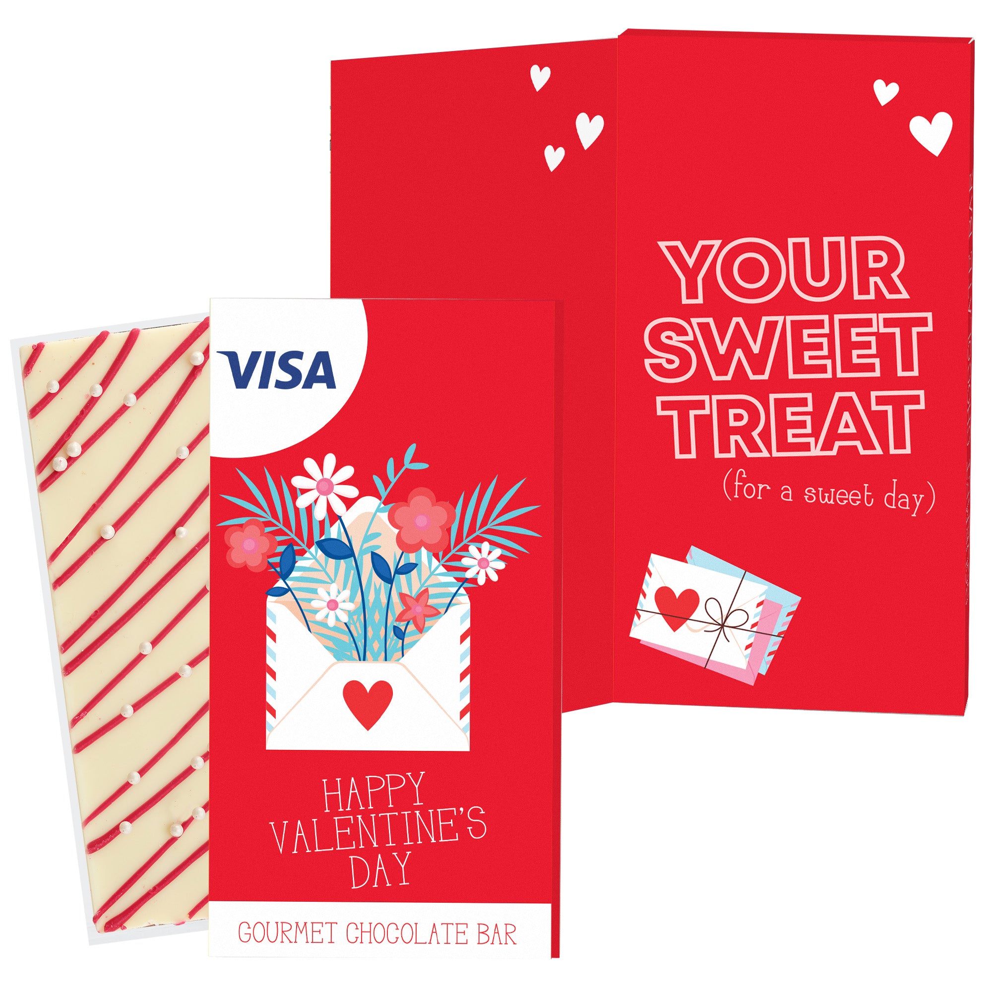 Belgian Chocolate Valentine's Day Greeting Card Box