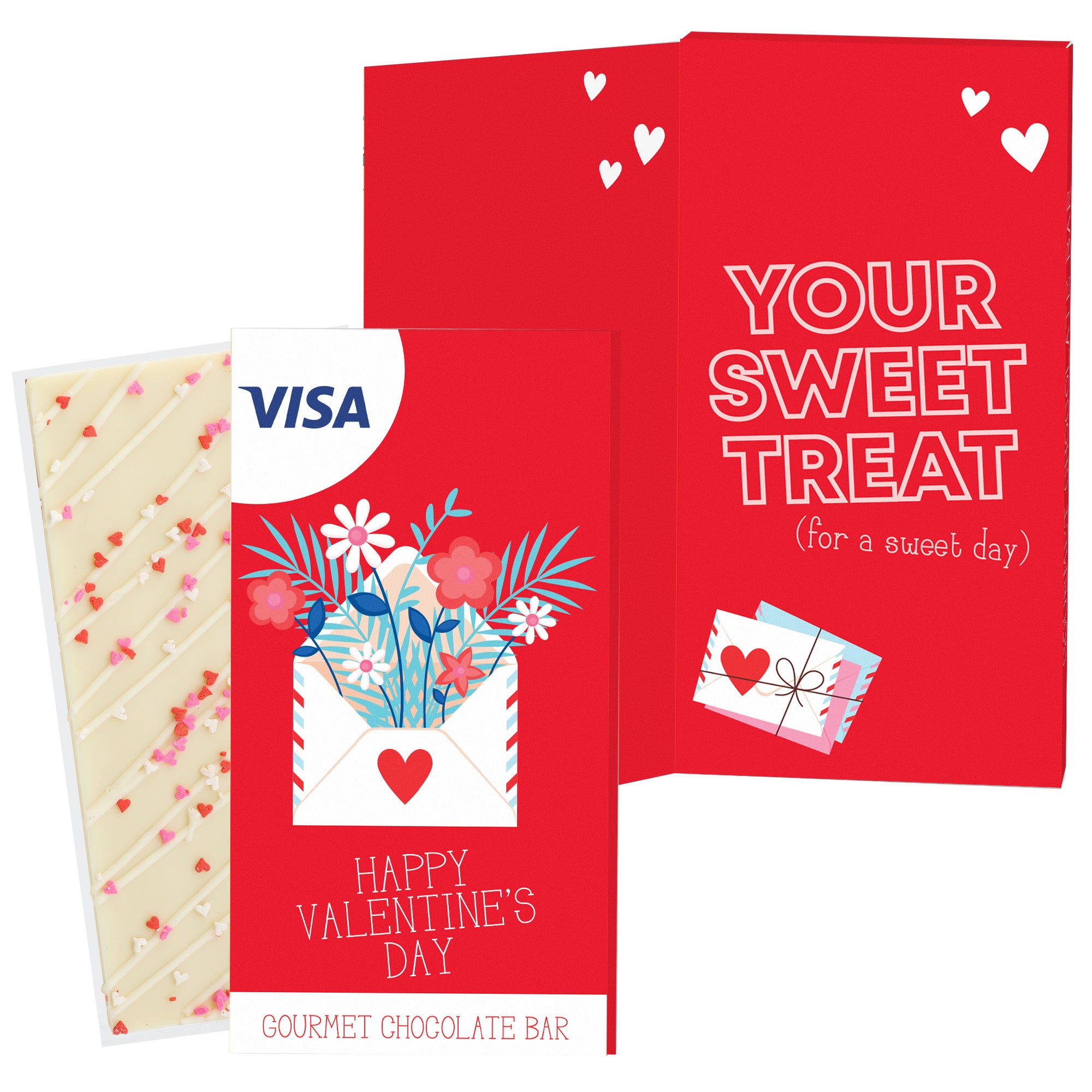 Belgian Chocolate Valentine's Day Greeting Card Box