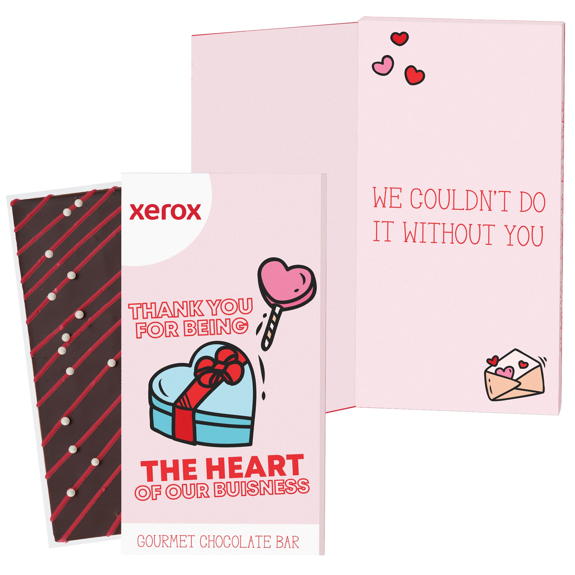 Belgian Chocolate Valentine's Day Greeting Card Box