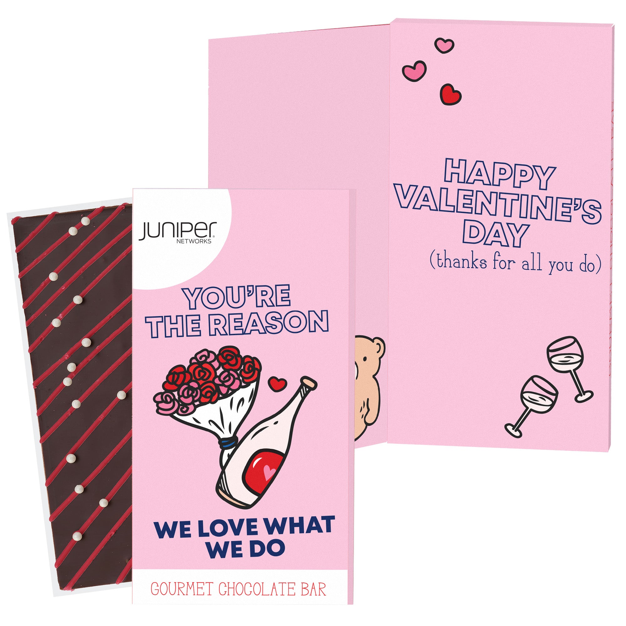 Belgian Chocolate Valentine's Day Greeting Card Box