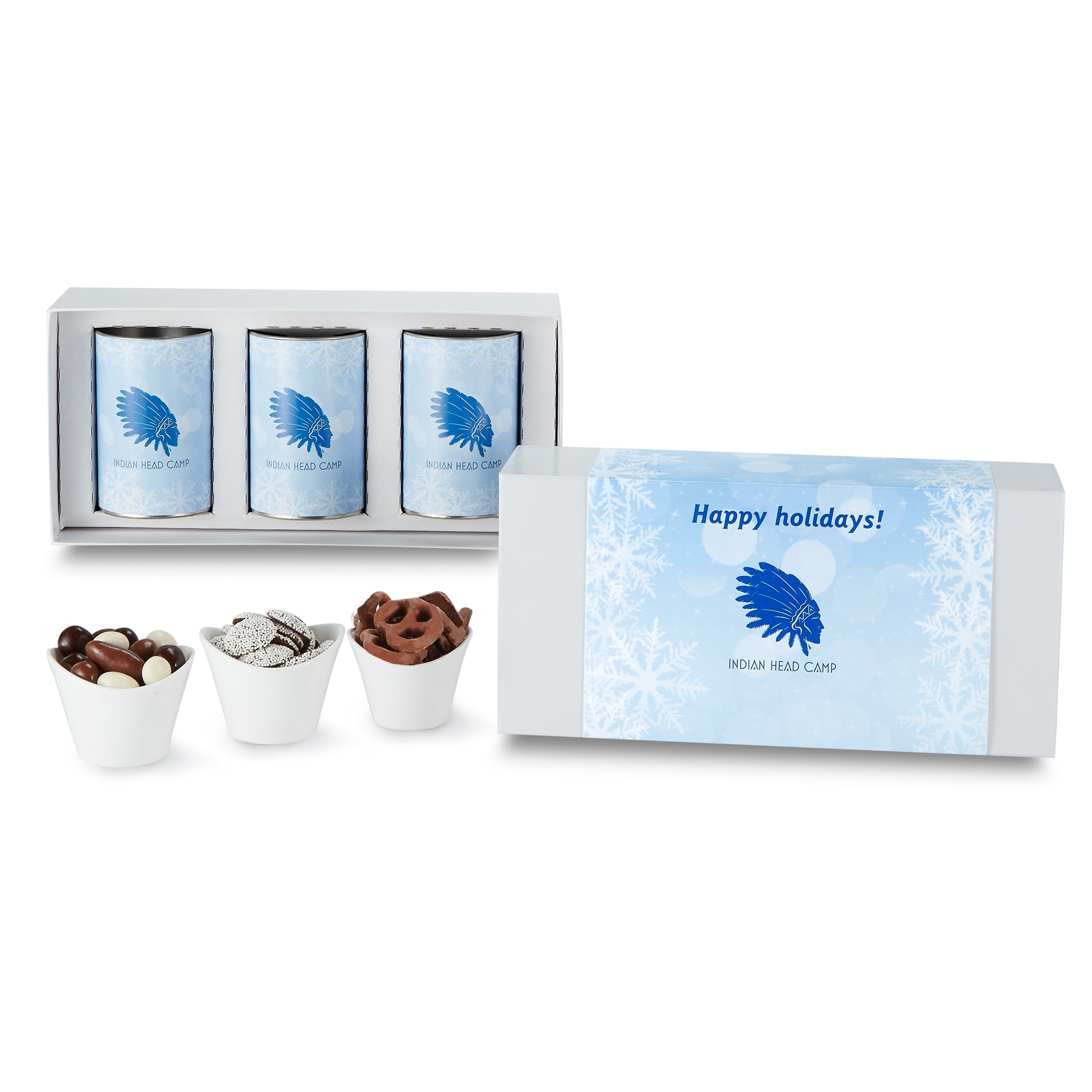 3 Way 4 inch Snack Tube Gift Set - Gift Box