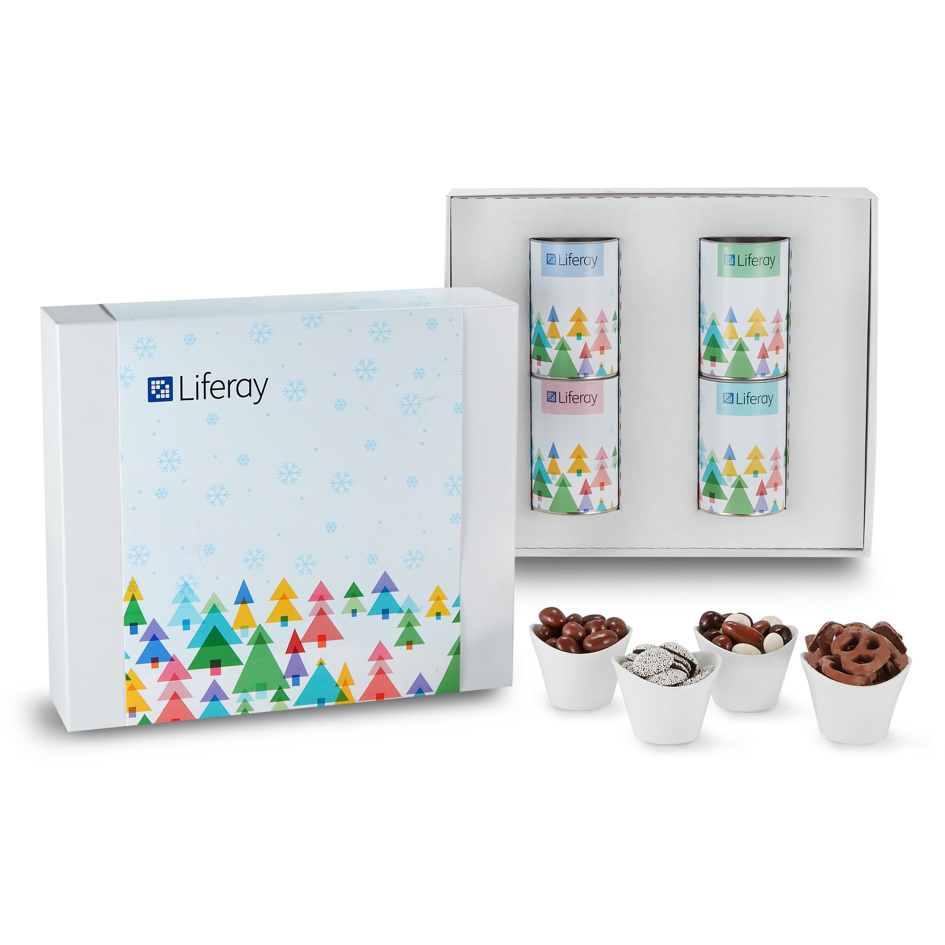 4 Way 4 inch Snack Tube Gift Set - Gift Box