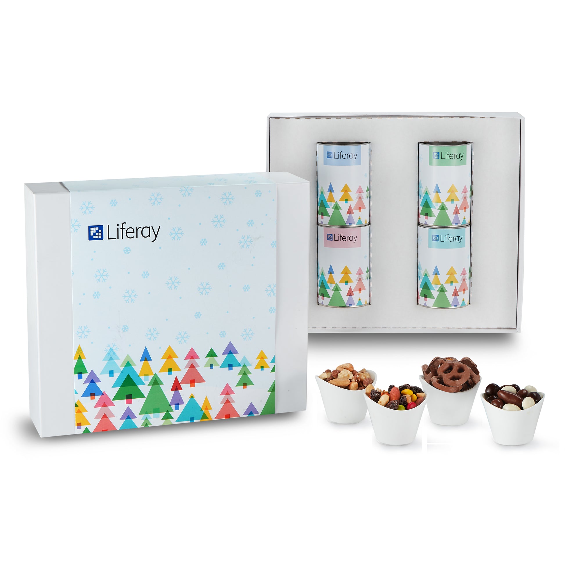 4 Way 4 inch Snack Tube Gift Set - Gift Box