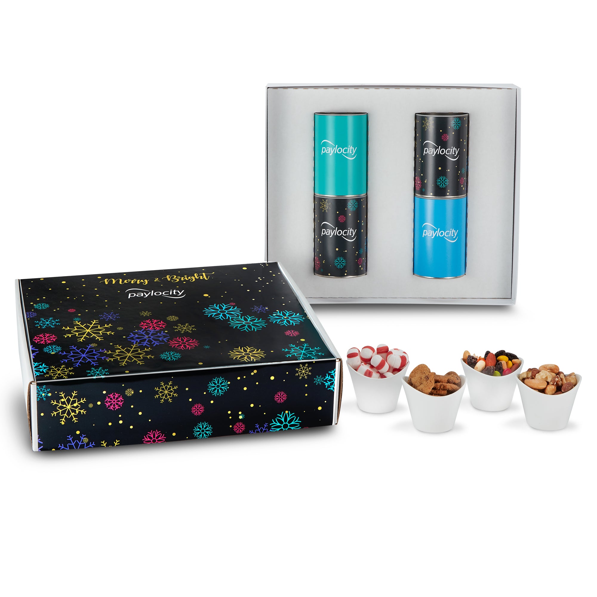 4 Way 4 inch Snack Tube Gift Set - Gift Box