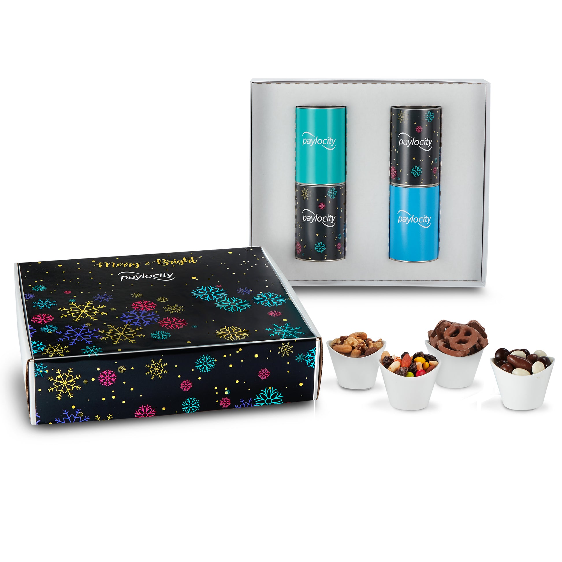 4 Way 4 inch Snack Tube Gift Set - Gift Box