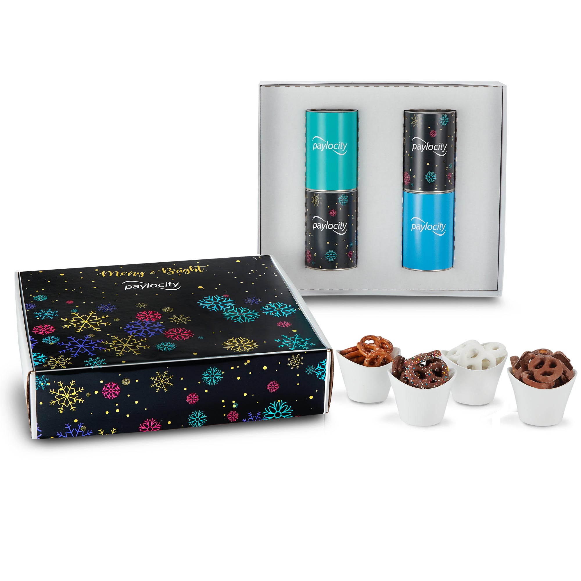 4 Way 4 inch Snack Tube Gift Set - Gift Box