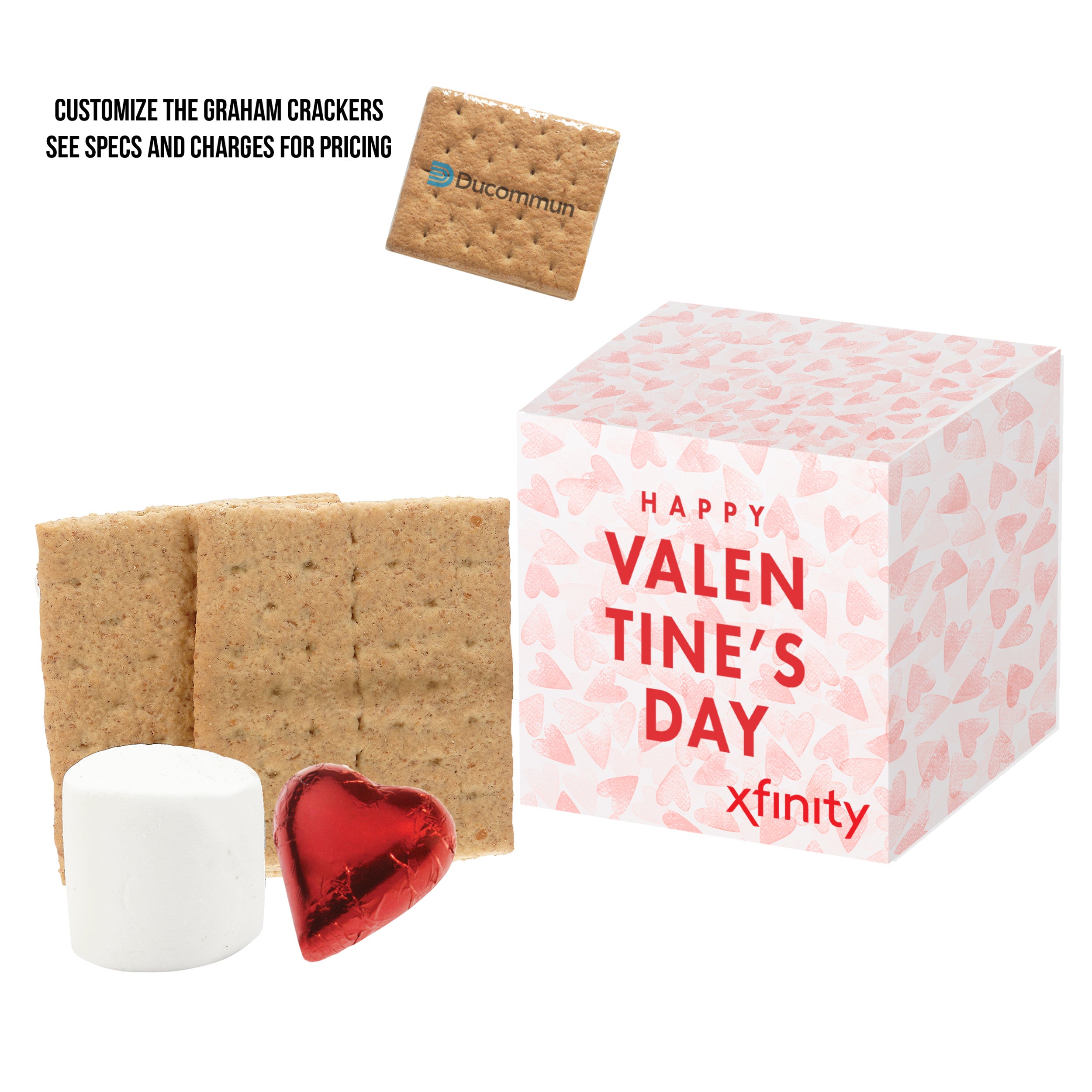 Valentine’s Day S'mores Kit Favor Box