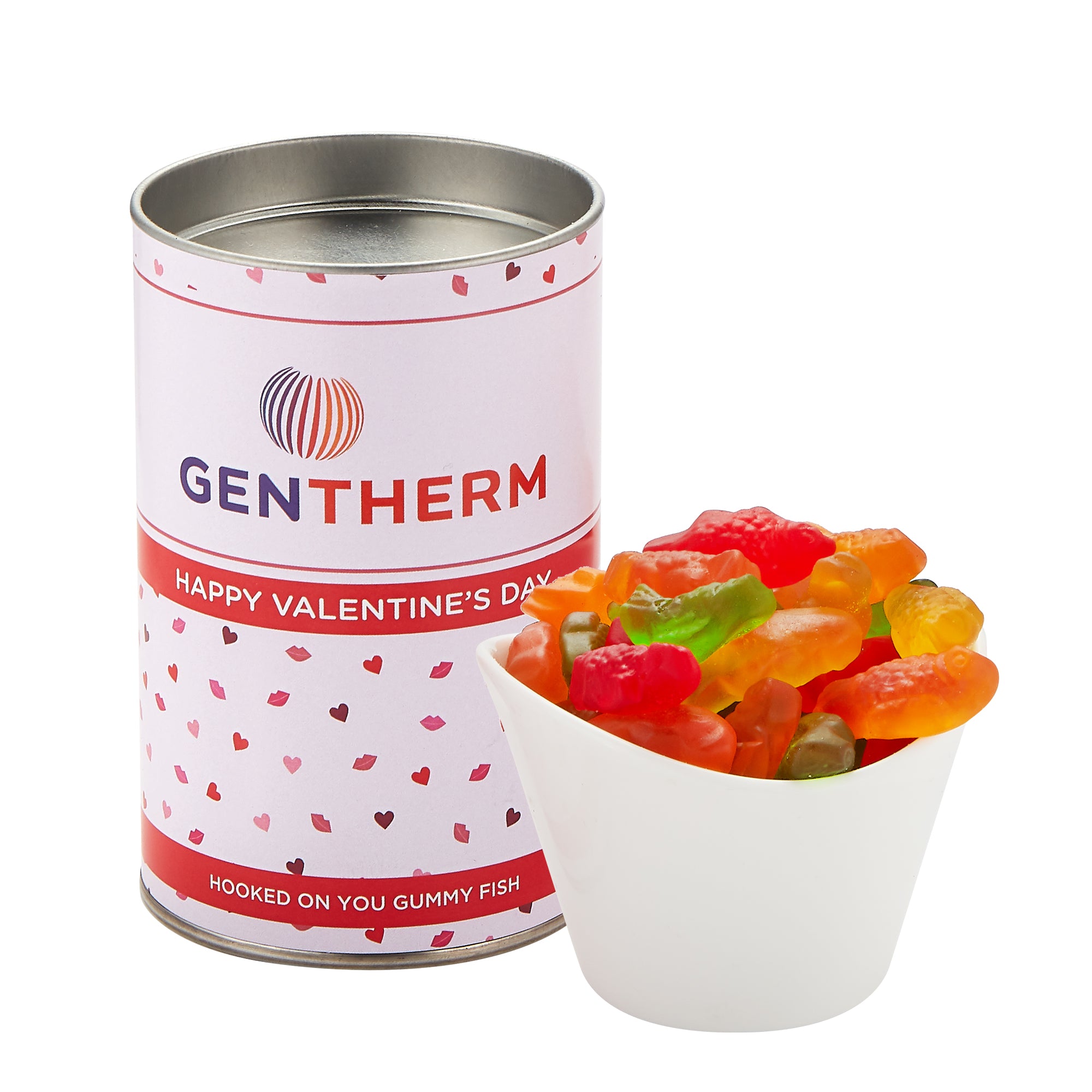 4 inch Valentine's Day Snack Tubes