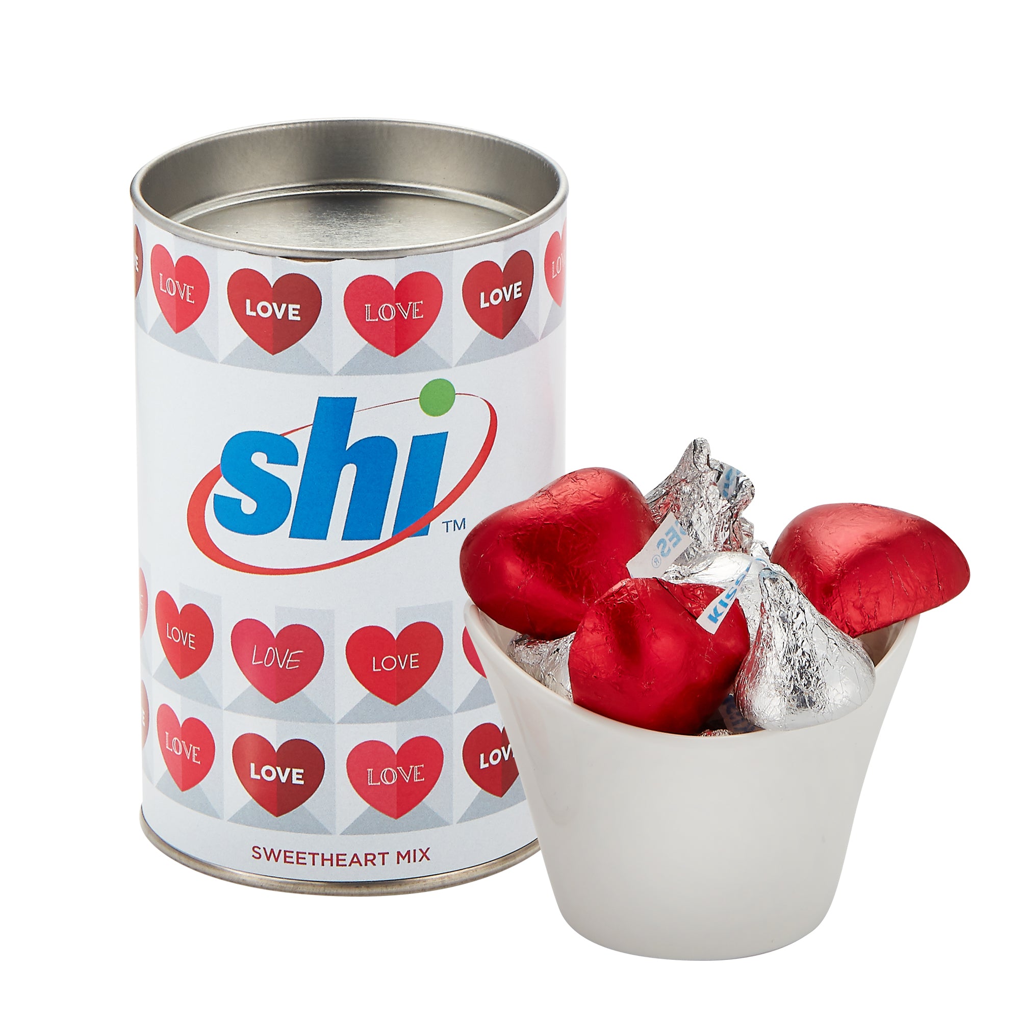 4 inch Valentine's Day Snack Tubes