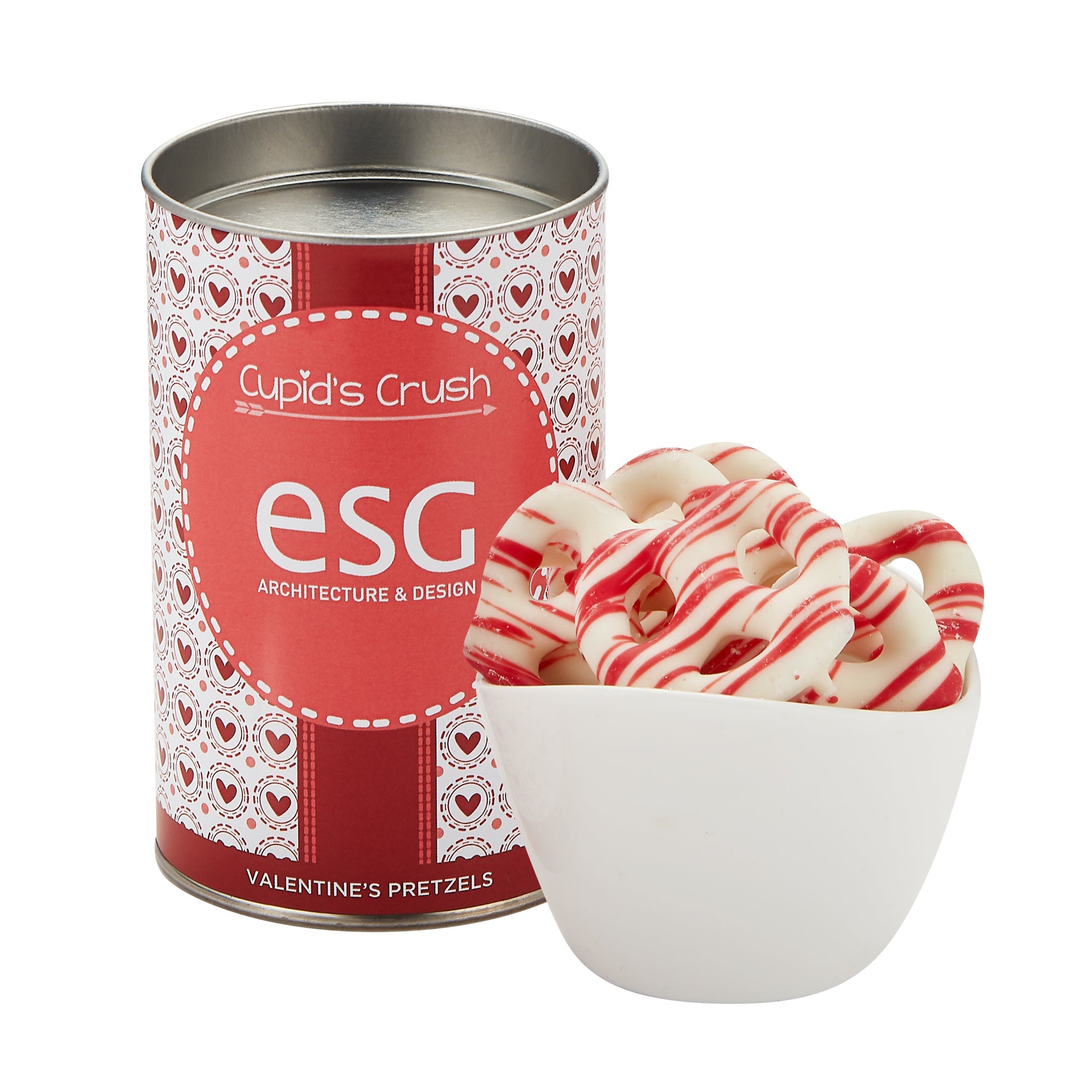 4 inch Valentine's Day Snack Tubes