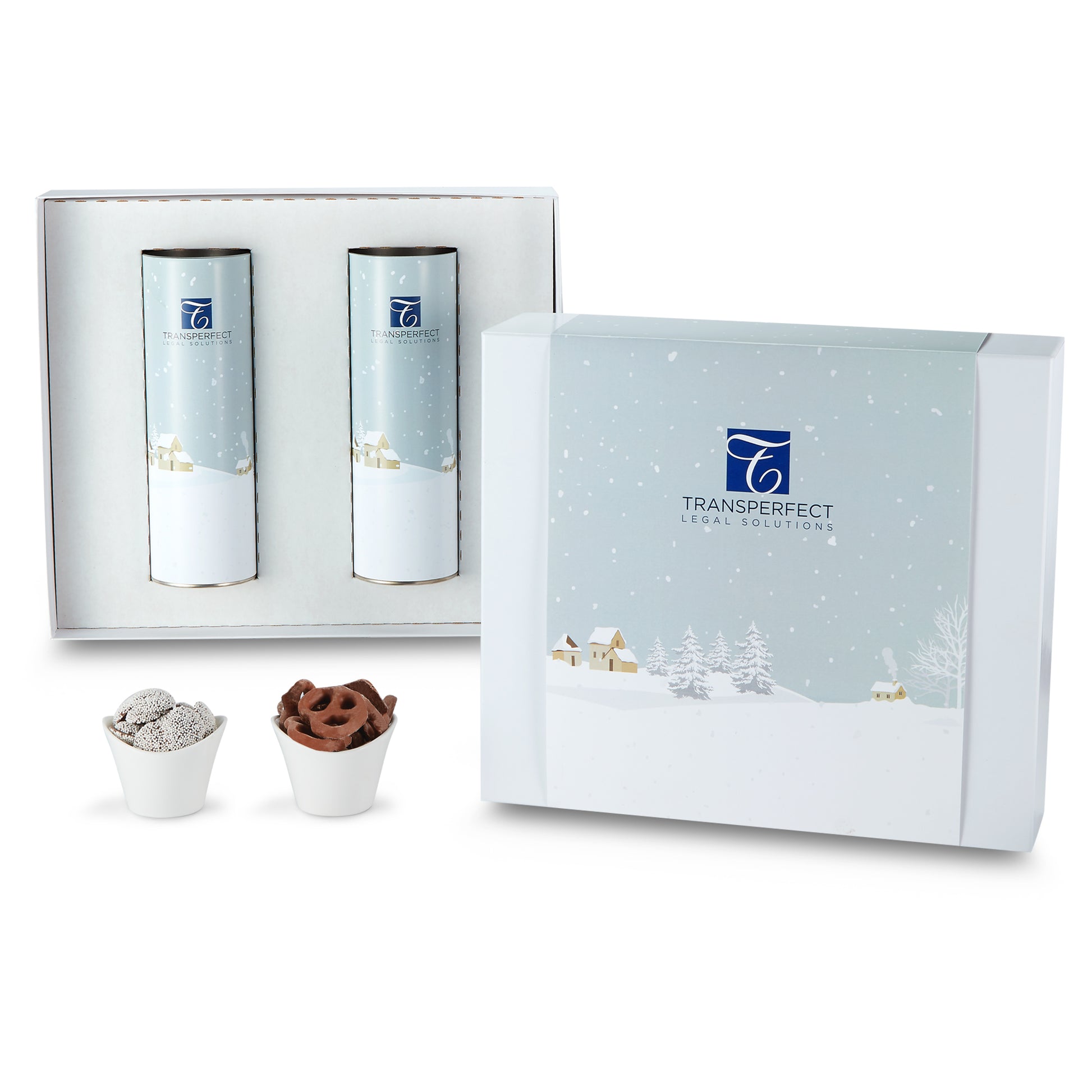 2 Way 8 inch Snack Tube Gift Set - Gift Box