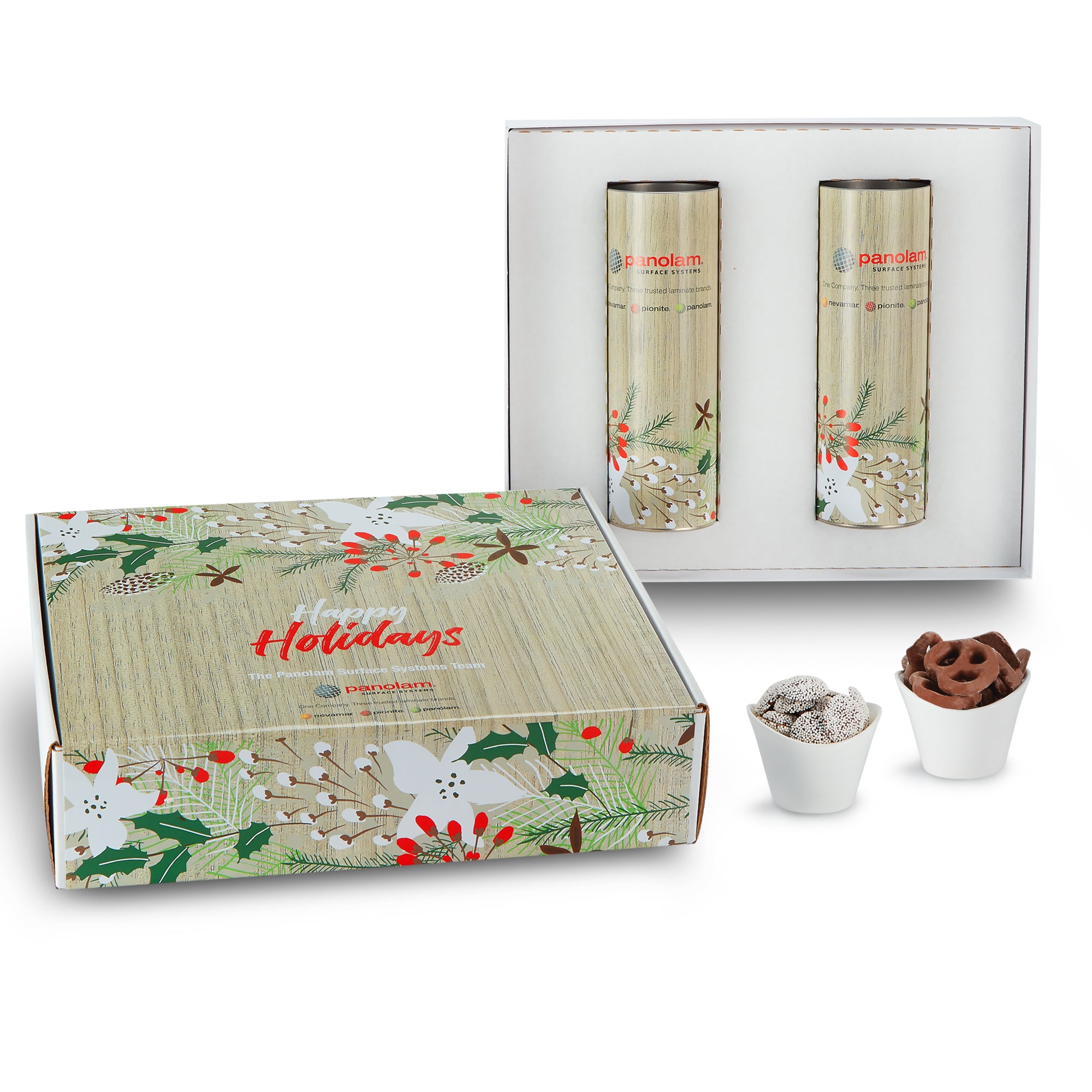 2 Way 8 inch Snack Tube Gift Set - Gift Box