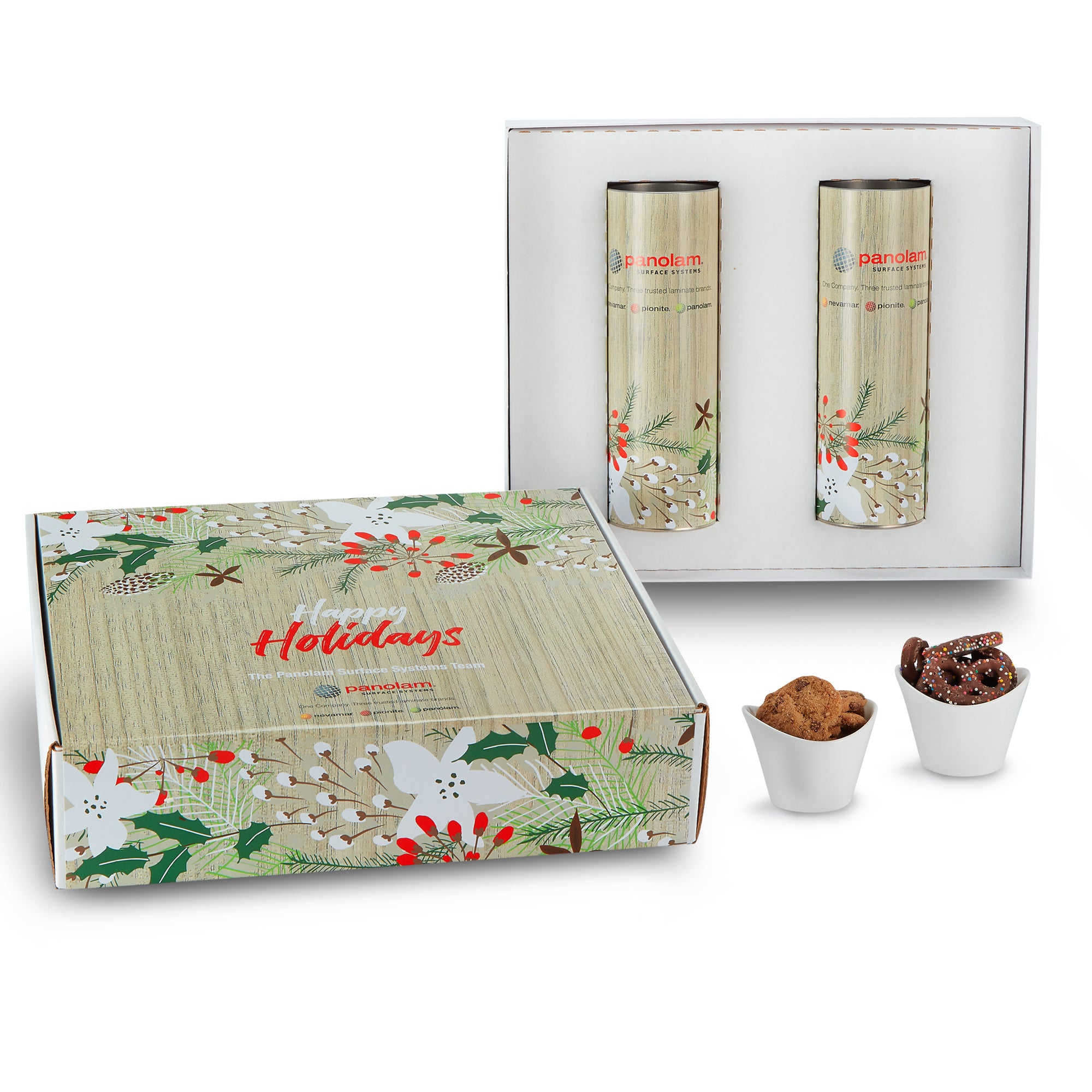 2 Way 8 inch Snack Tube Gift Set - Gift Box