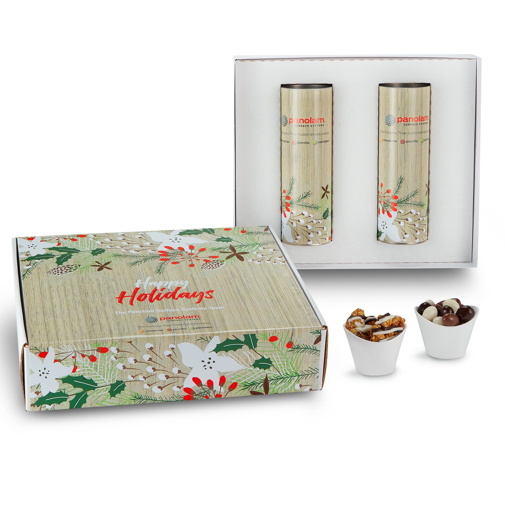 2 Way 8 inch Snack Tube Gift Set - Gift Box