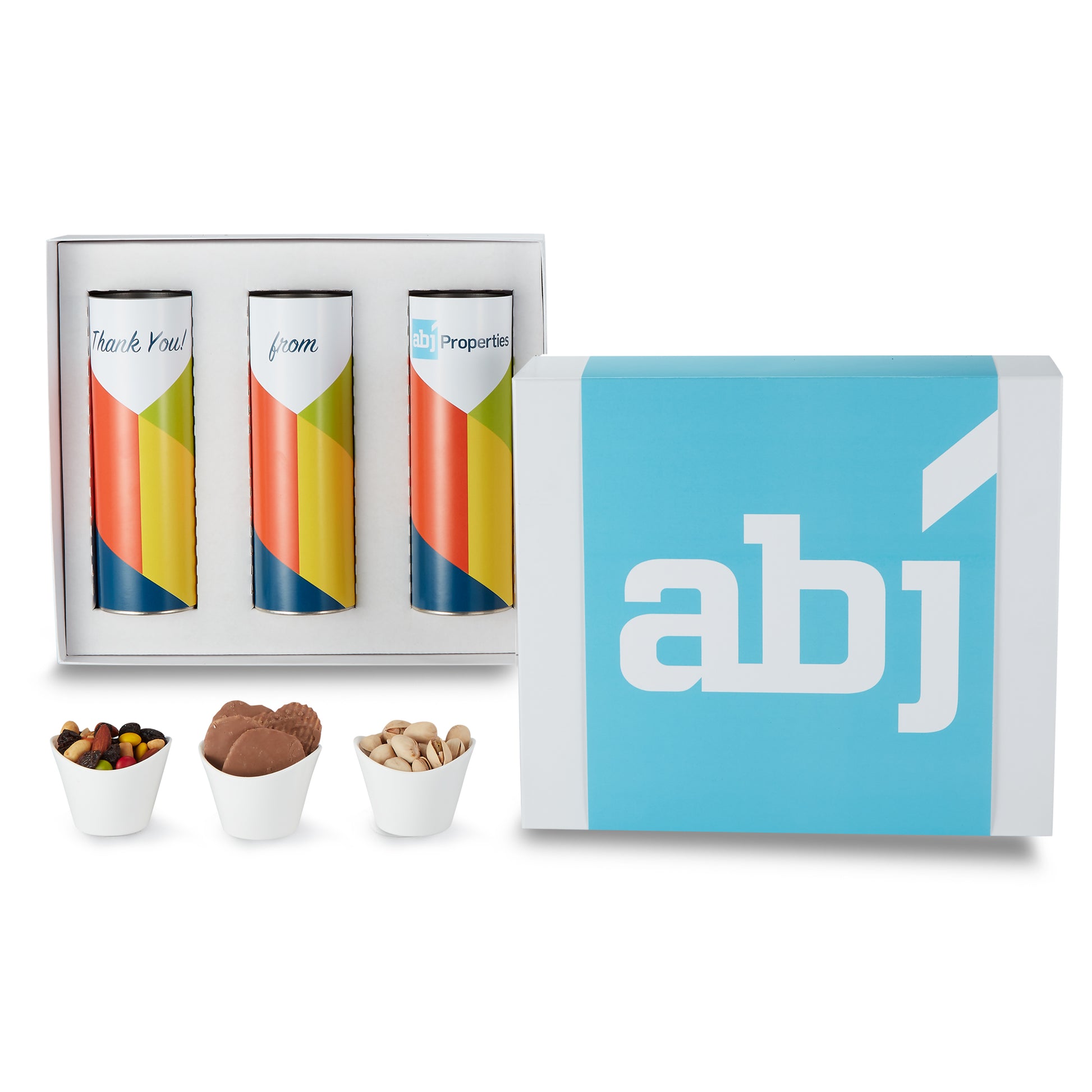 3 Way 8 inch Snack Tube Gift Set - Gift Box