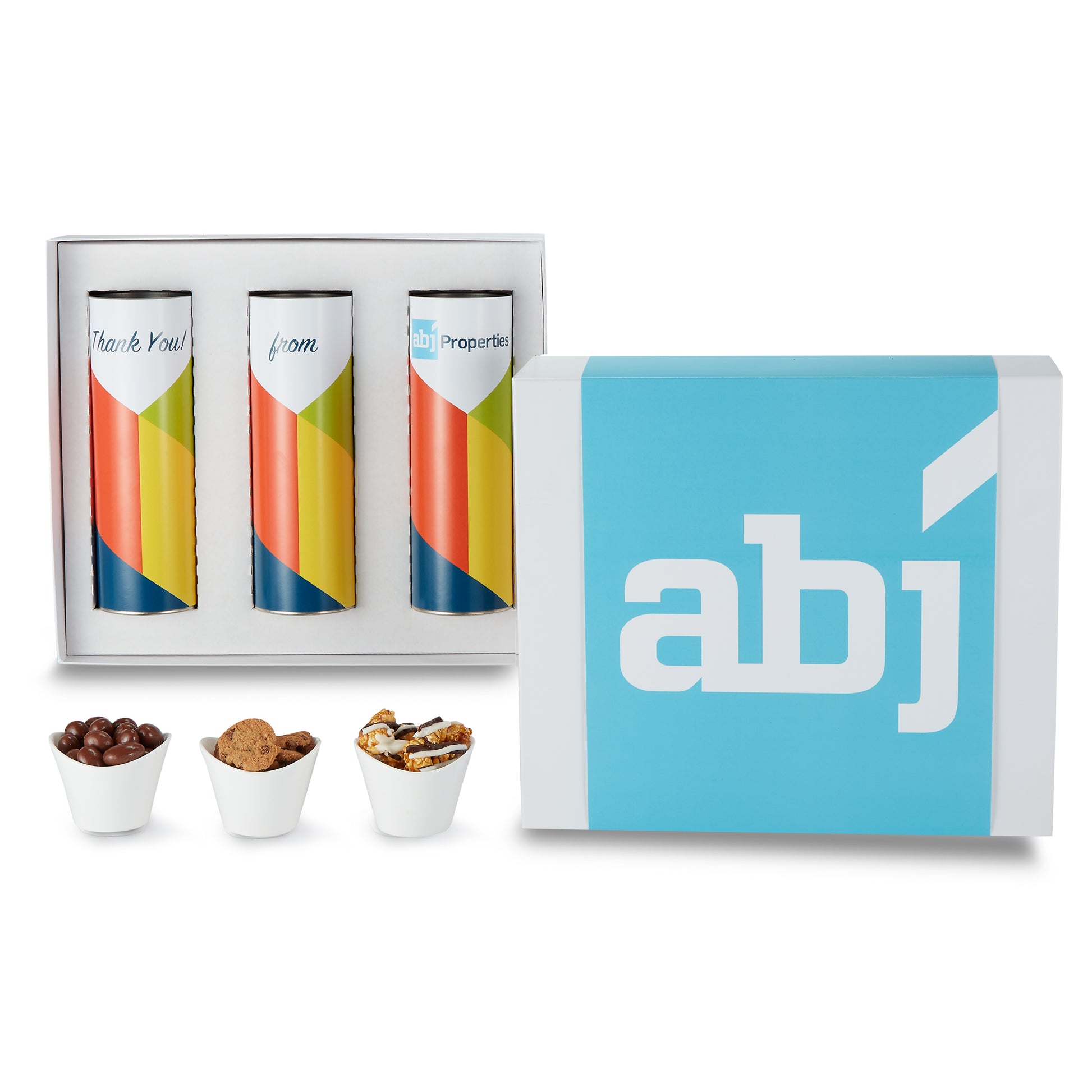 3 Way 8 inch Snack Tube Gift Set - Gift Box