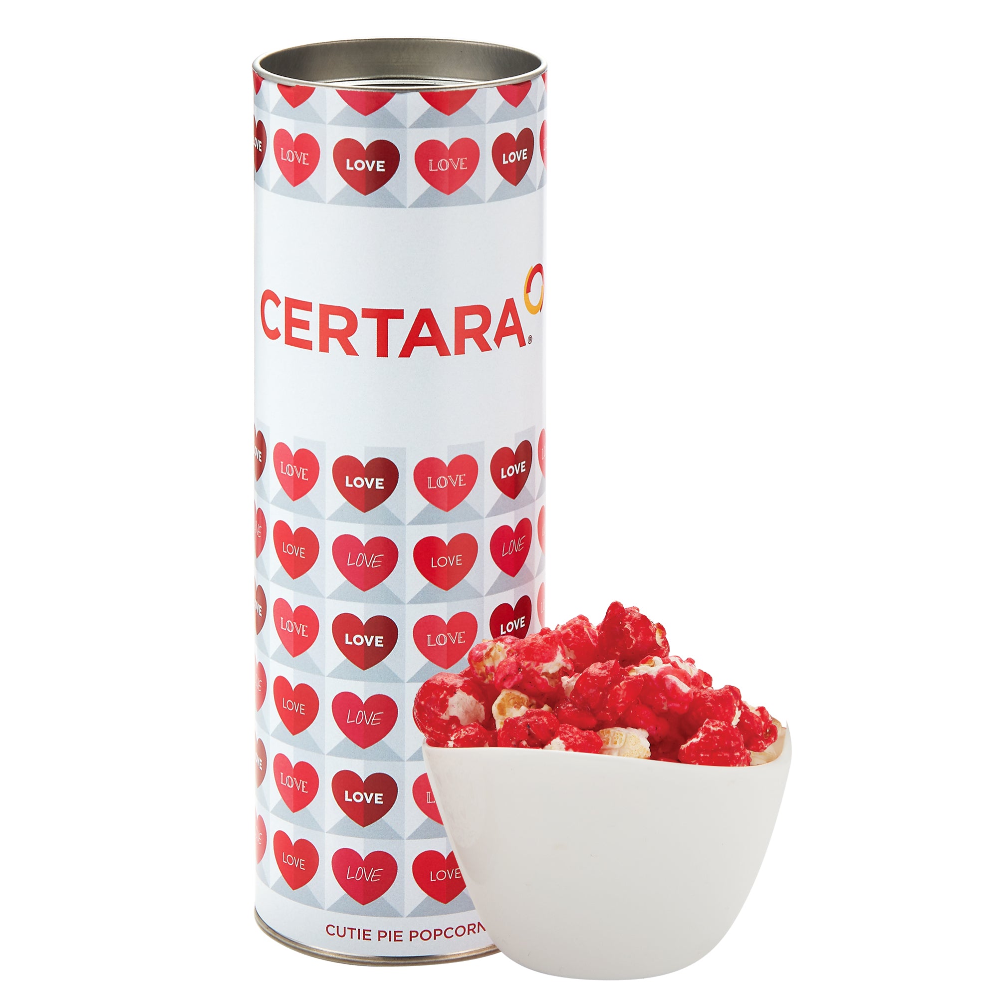 8 inch Valentine's Day Snack Tube