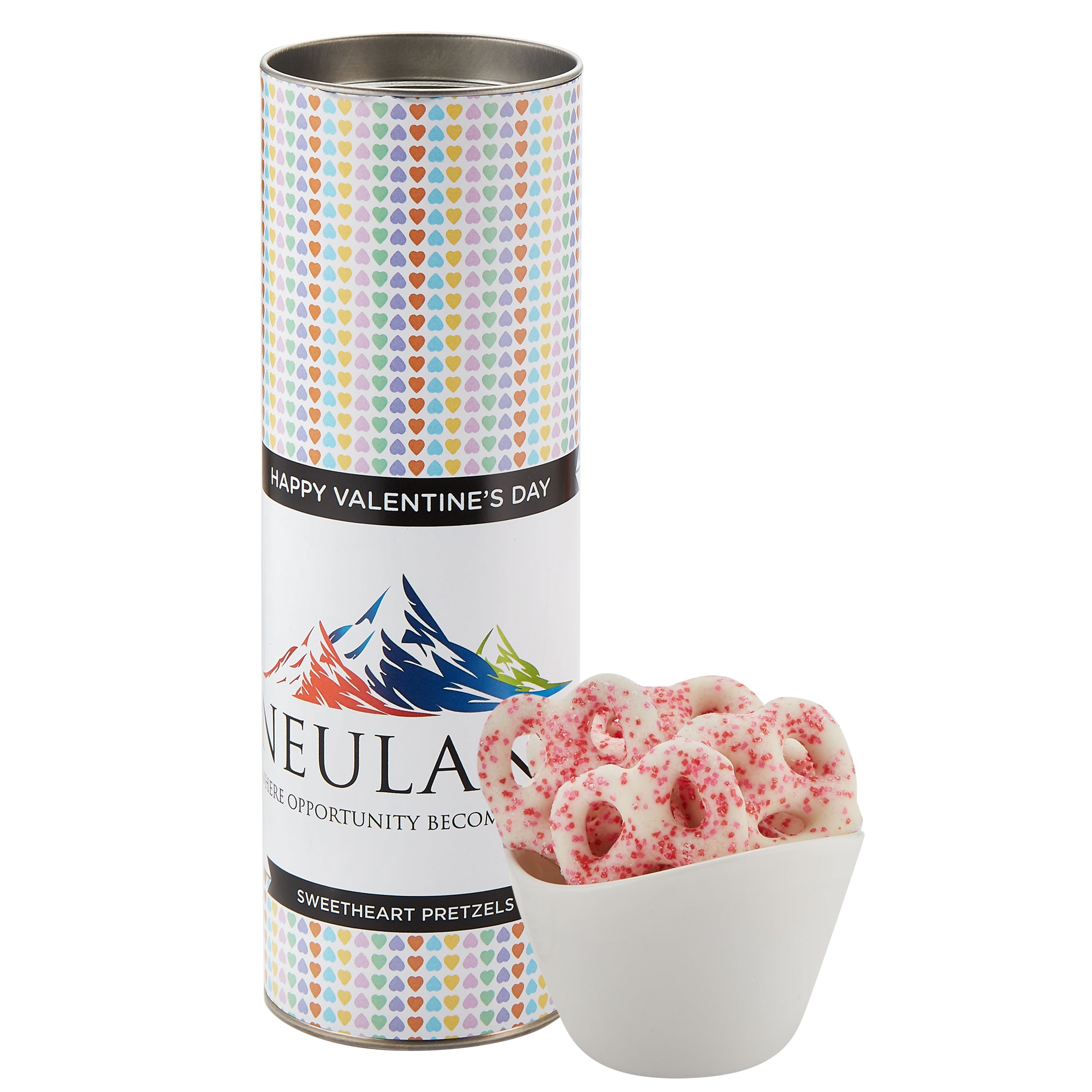 8 inch Valentine's Day Snack Tube