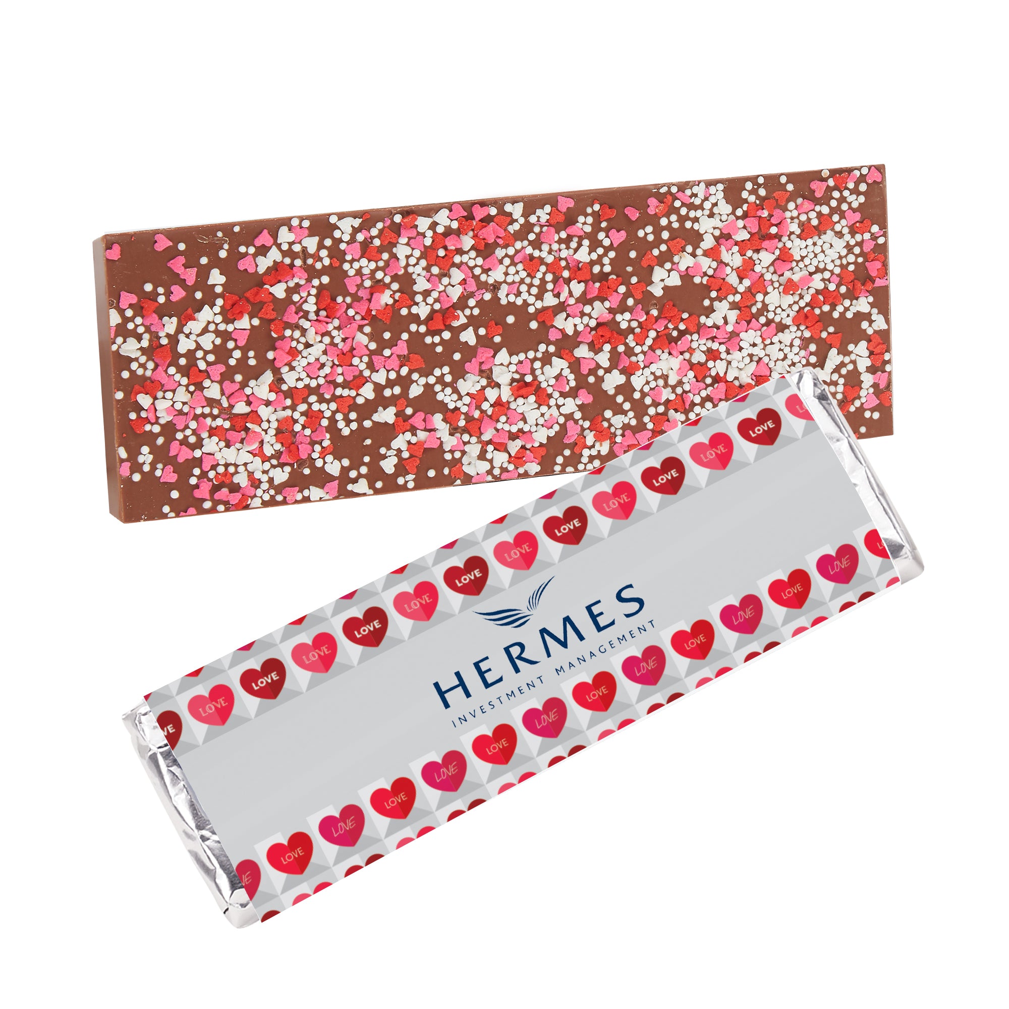 Love You More Foil Wrapped Belgian Chocolate Bar