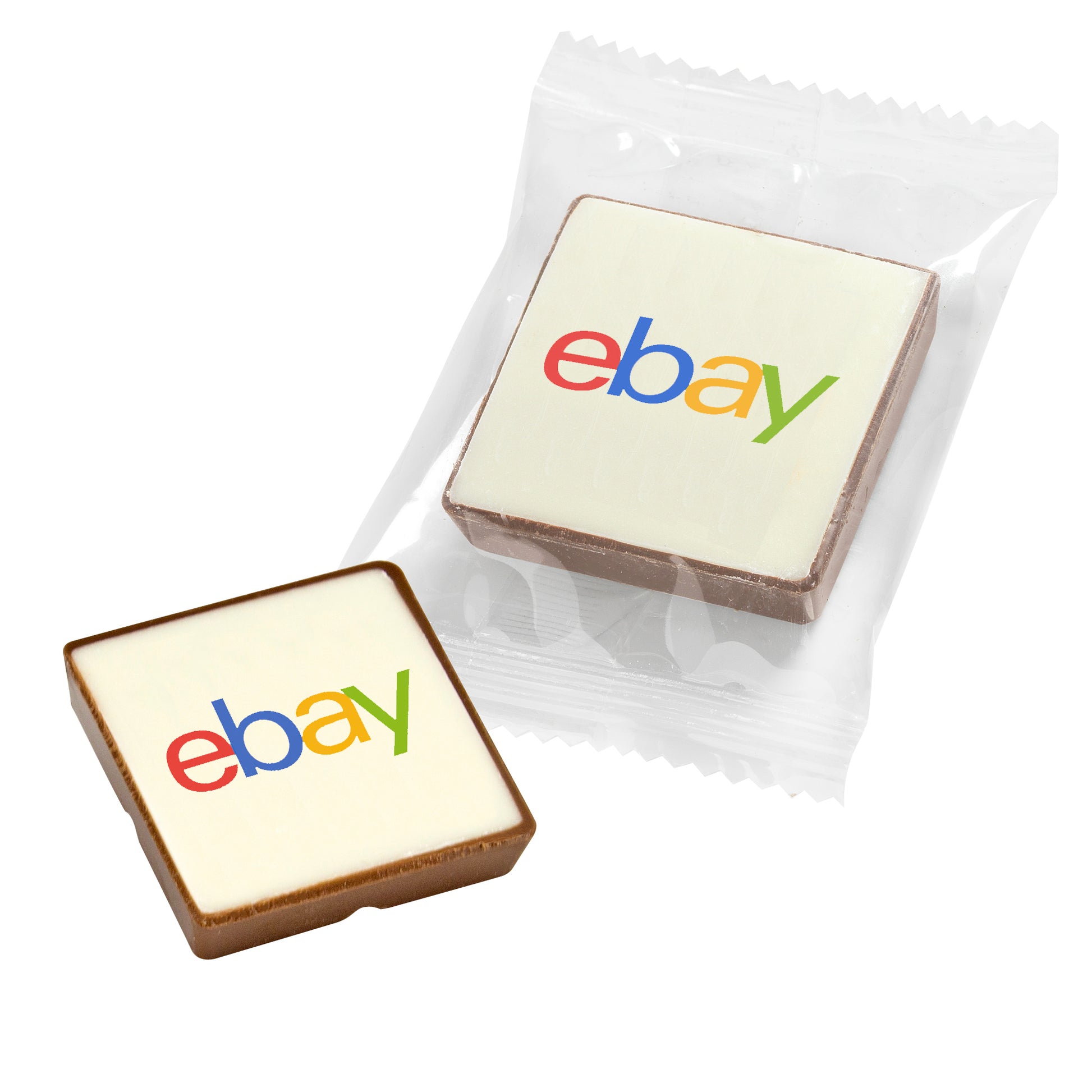 Custom Bite Size Belgian Chocolate Squares