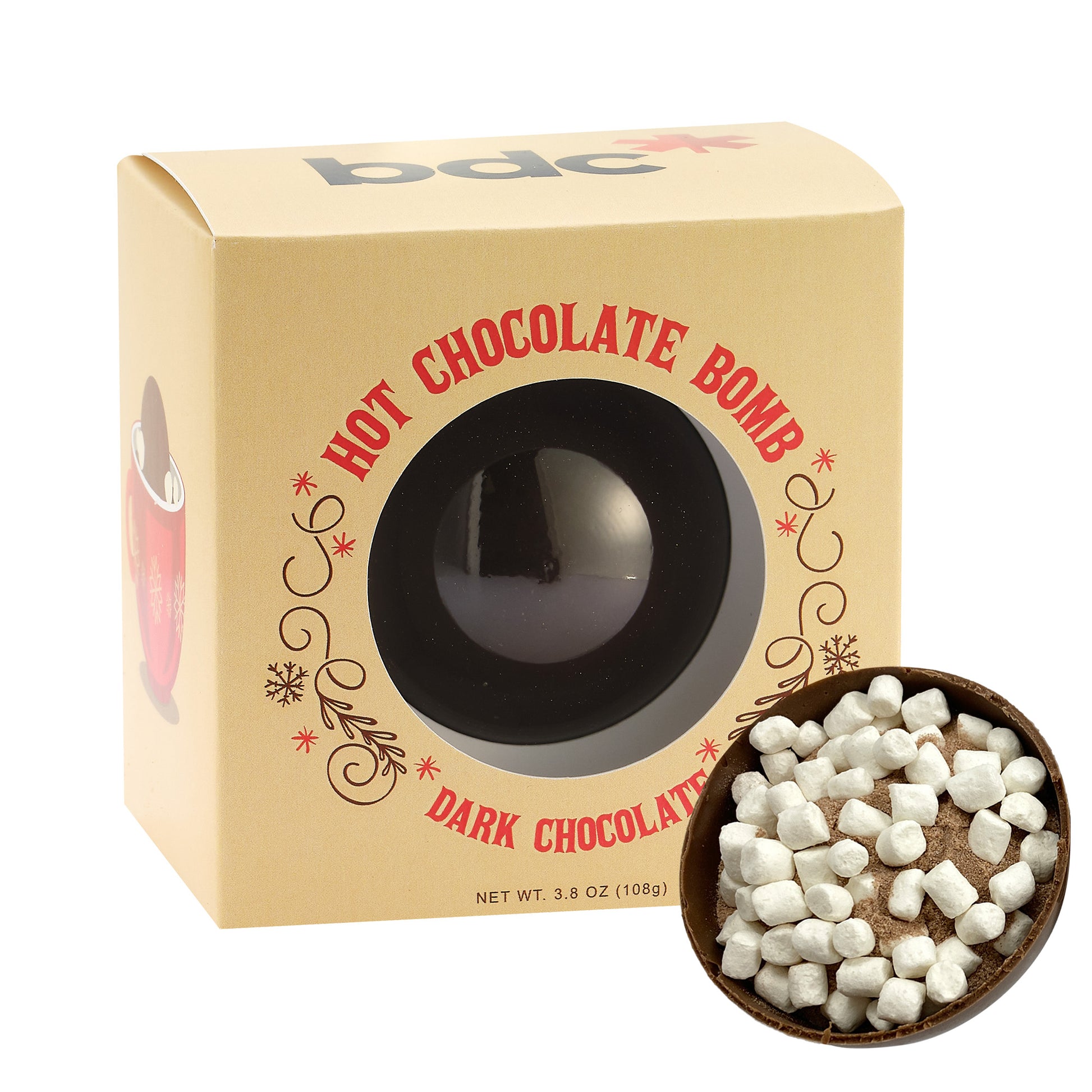Hot Chocolate Bomb in Window Box