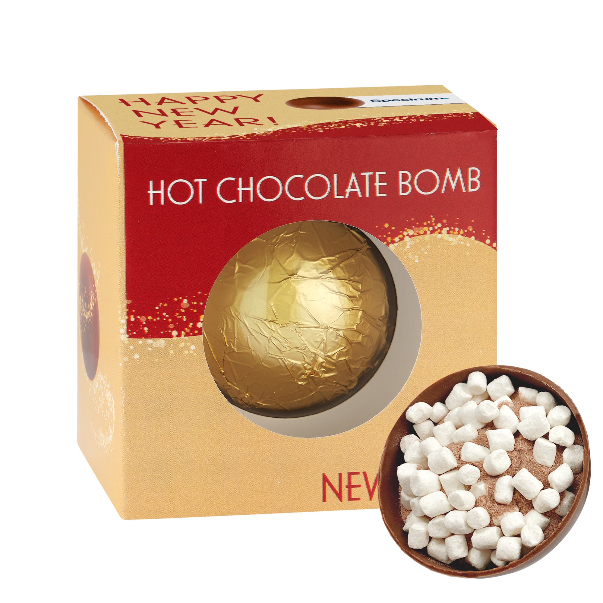 New Years Hot Chocolate Bomb Window Box