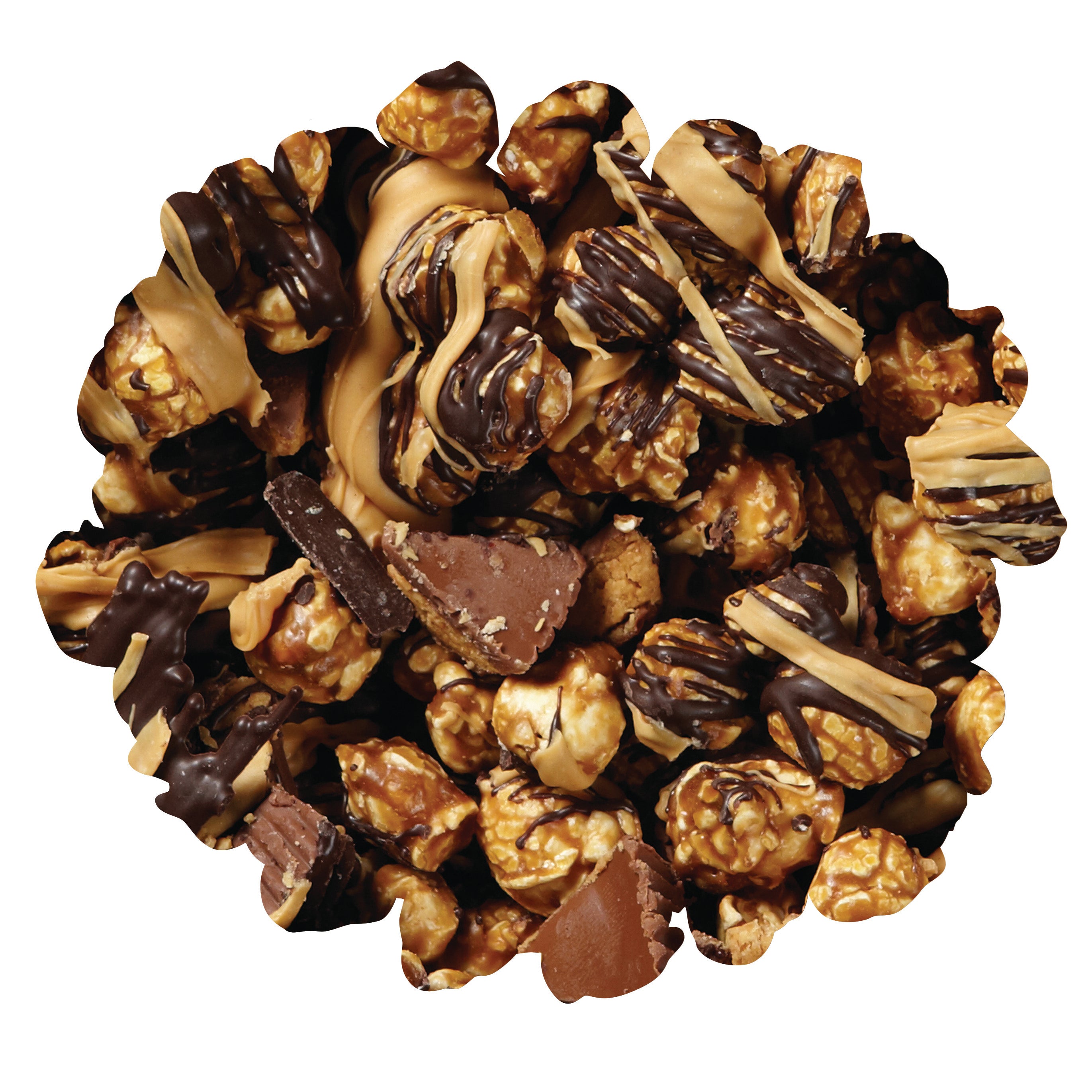 Peanut Butter Cup Popcorn