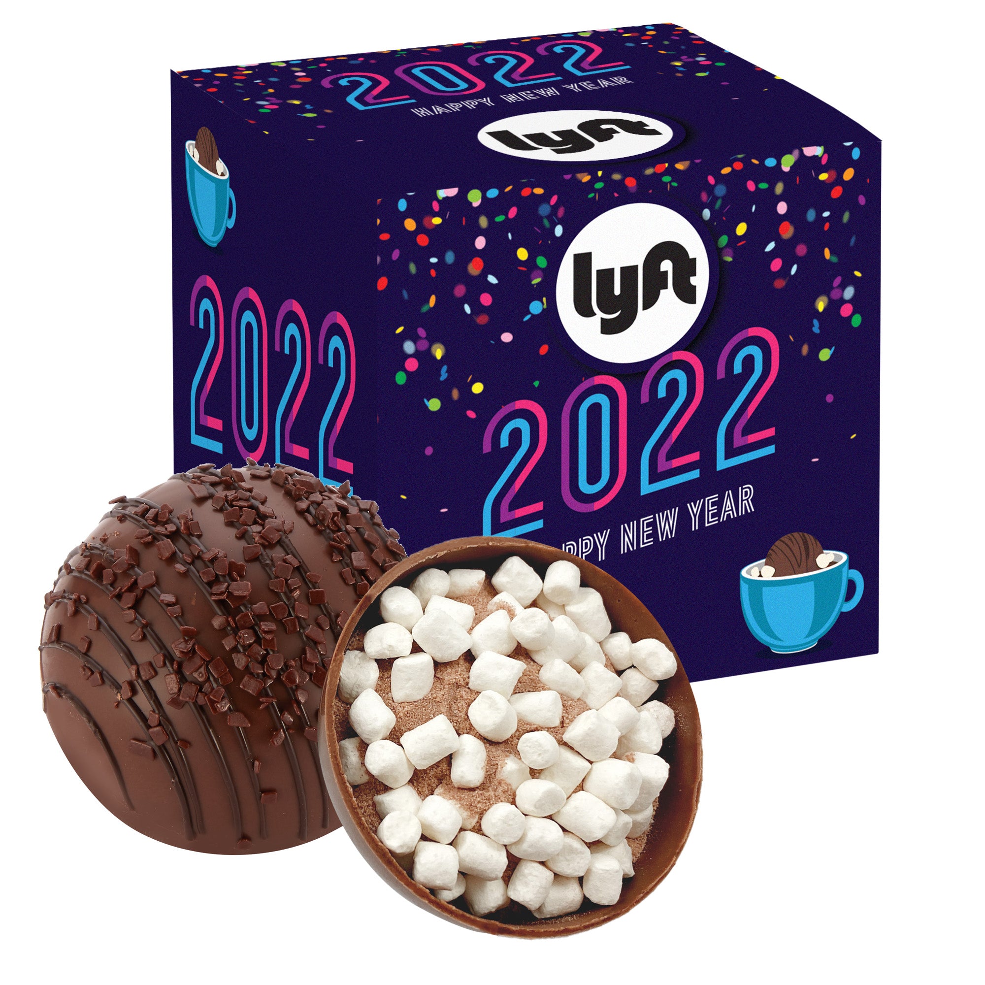 New Years Hot Chocolate Bomb Gift Box
