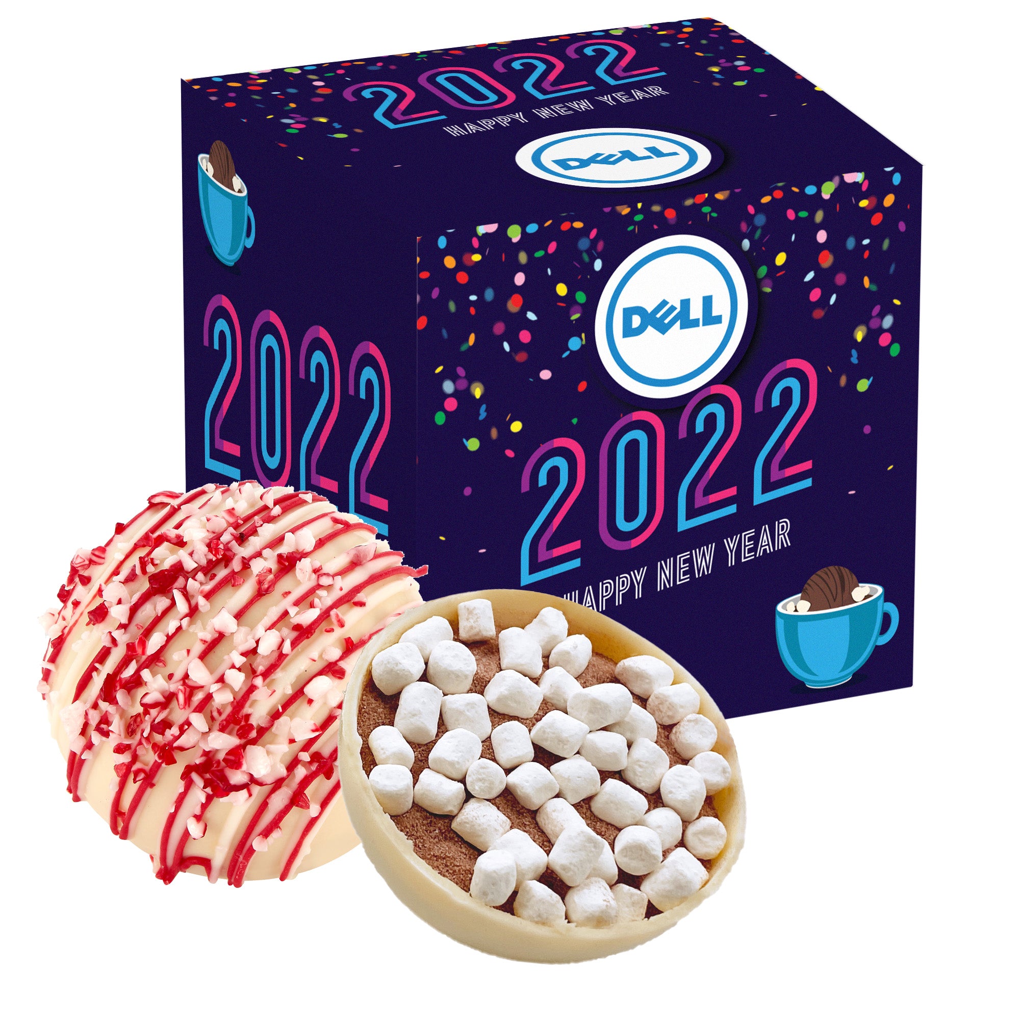 New Years Hot Chocolate Bomb Gift Box