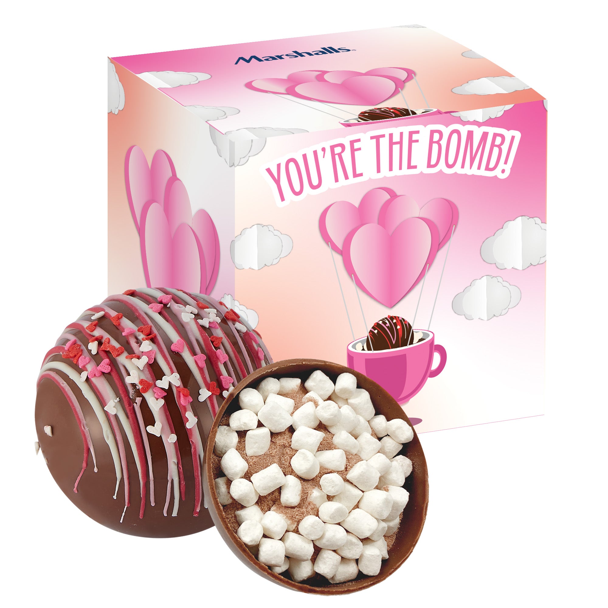 Valentine's Day Hot Chocolate Bomb Gift Box