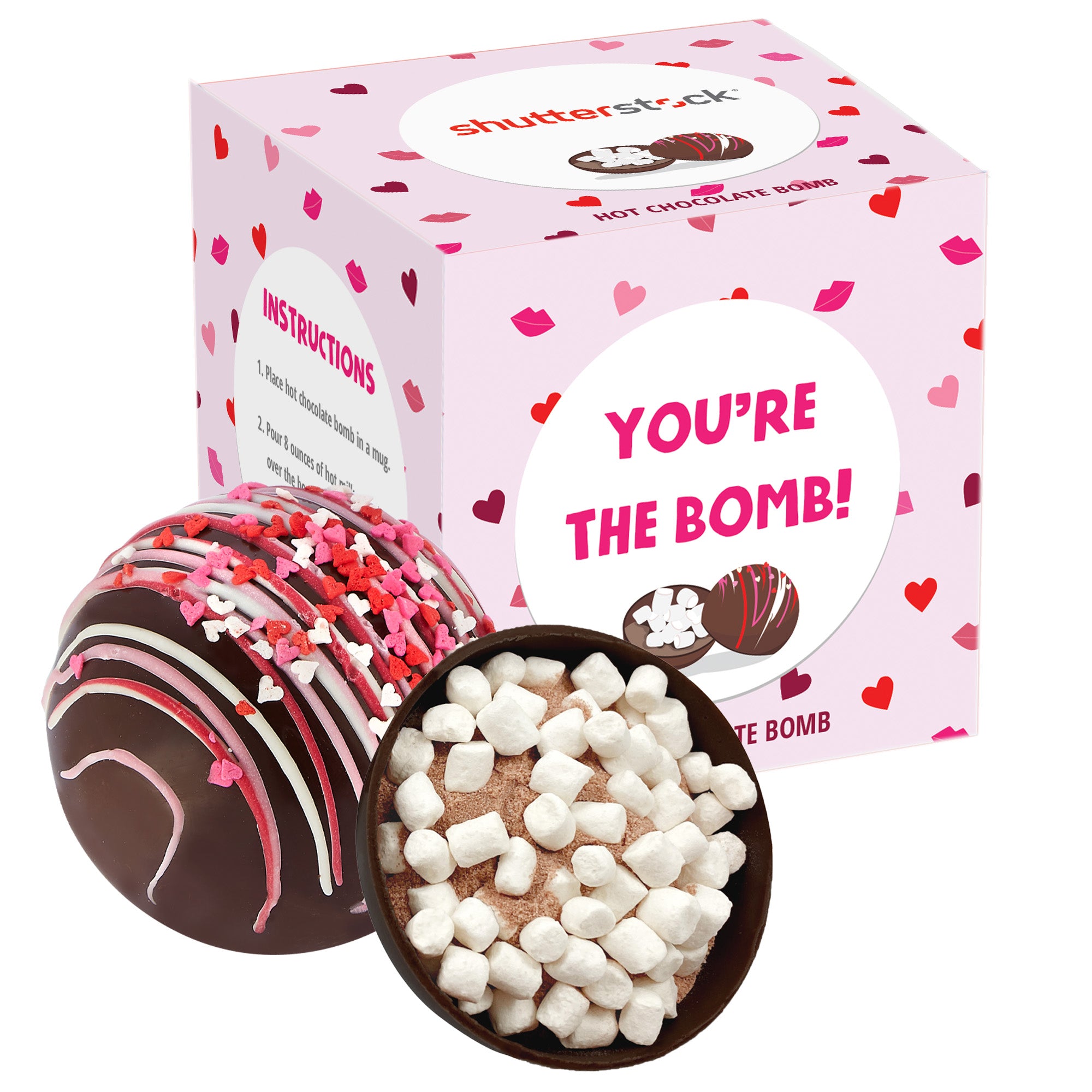 Valentine's Day Hot Chocolate Bomb Gift Box