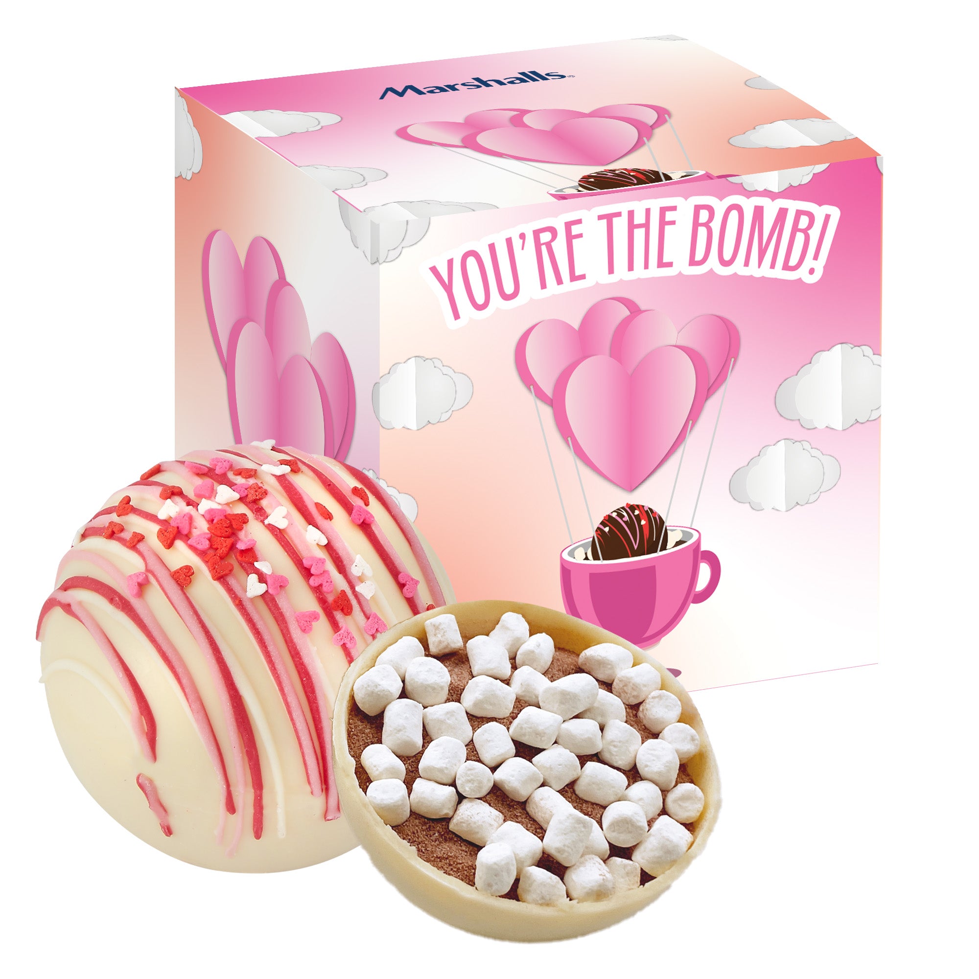 Valentine's Day Hot Chocolate Bomb Gift Box