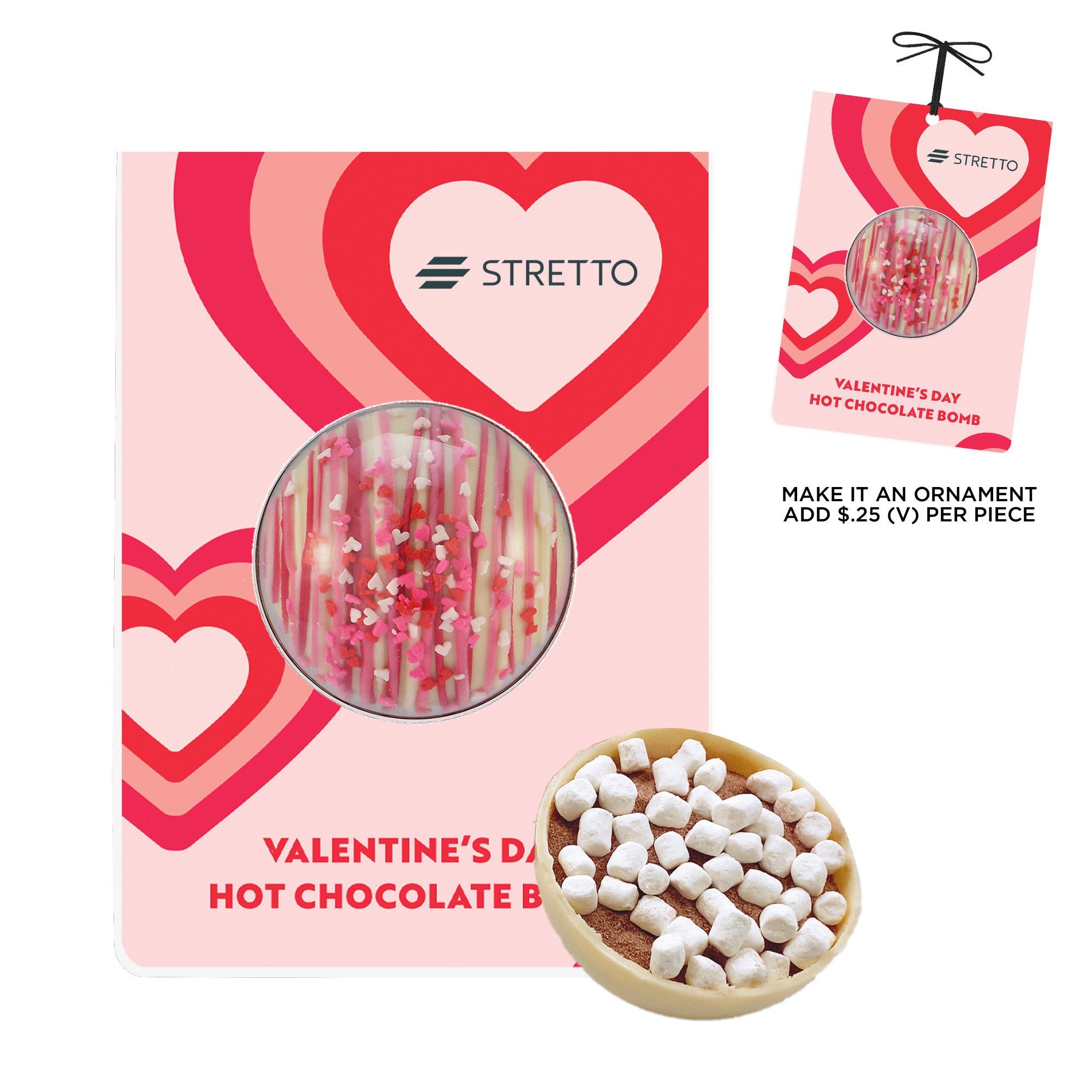 Valentine's Day Hot Chocolate Bomb Billboard Card