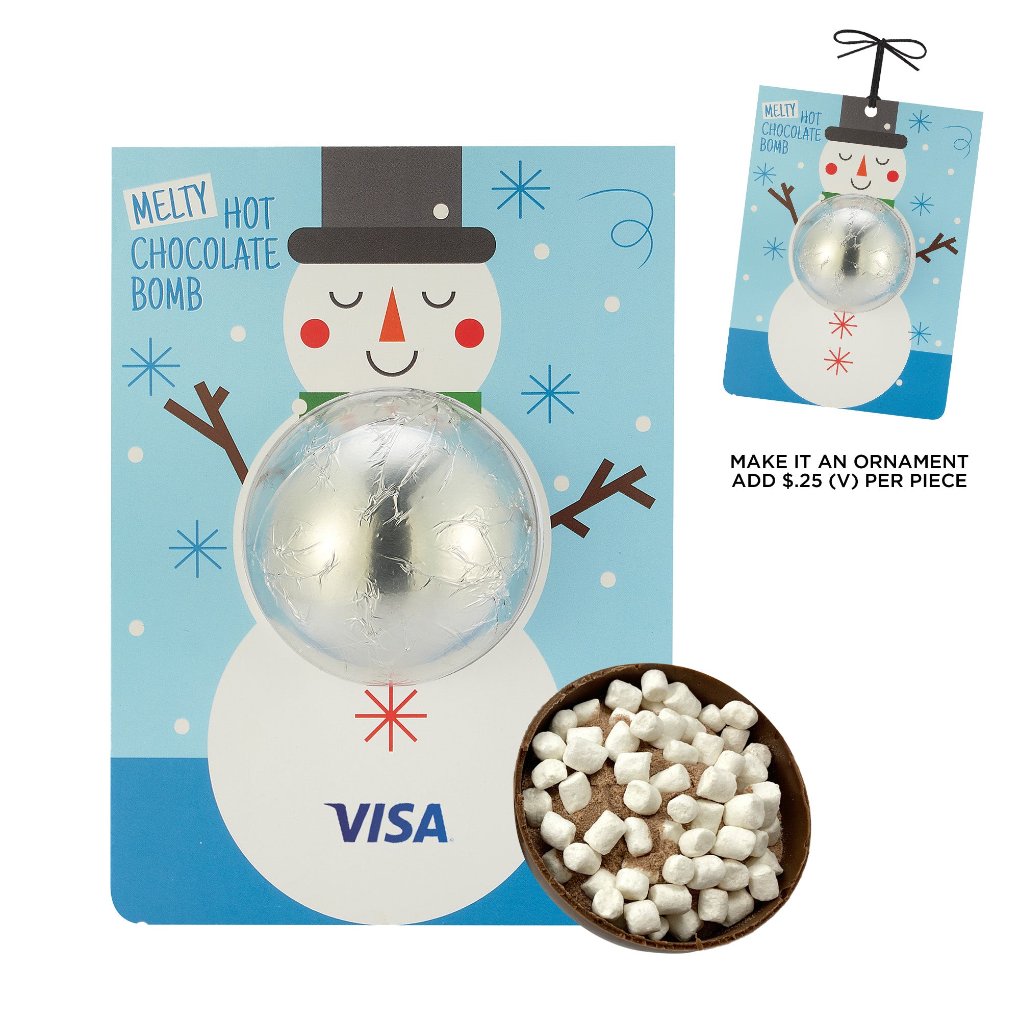 Holiday Hot Chocolate Bomb Billboard Card