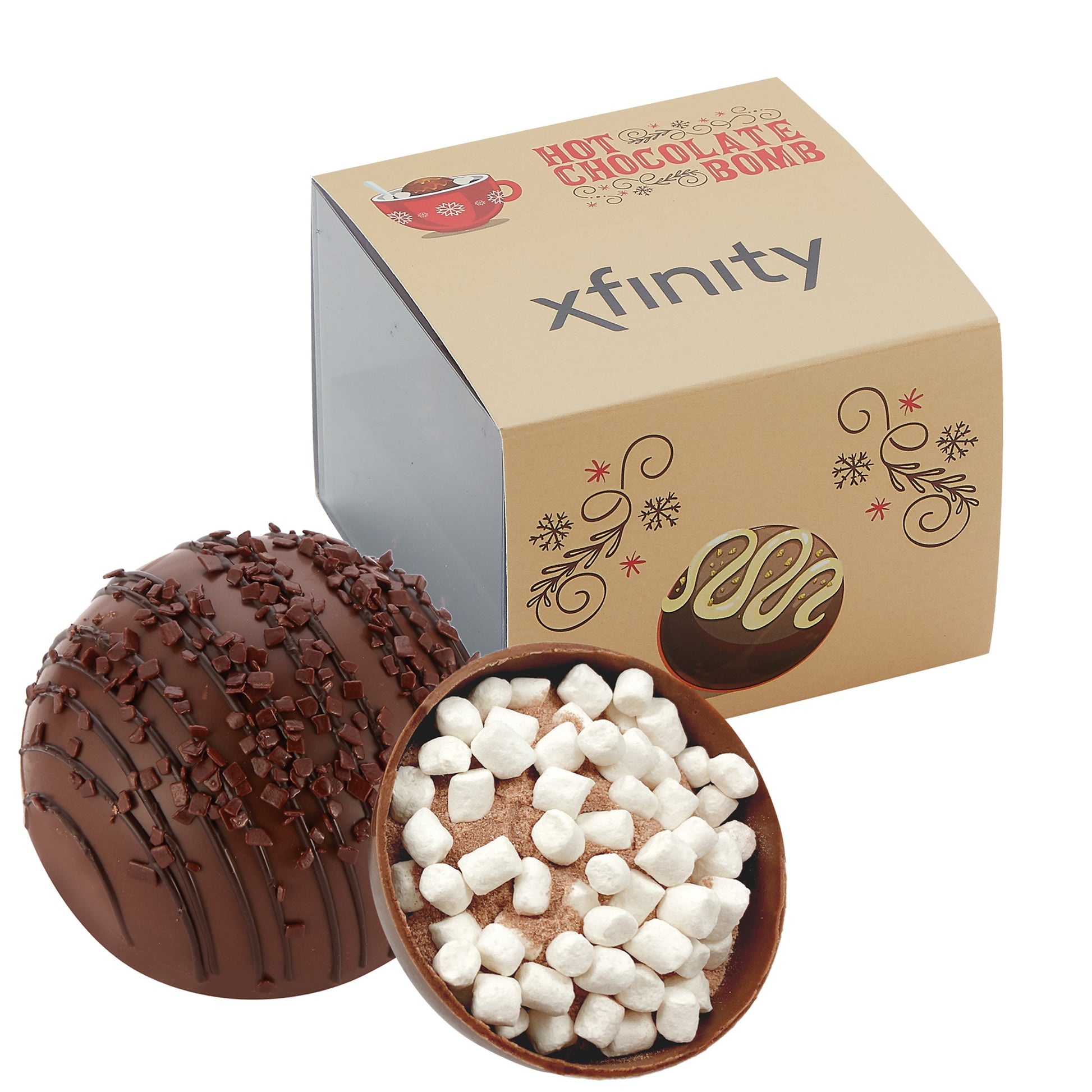 Hot Chocolate Bomb with Sleeve